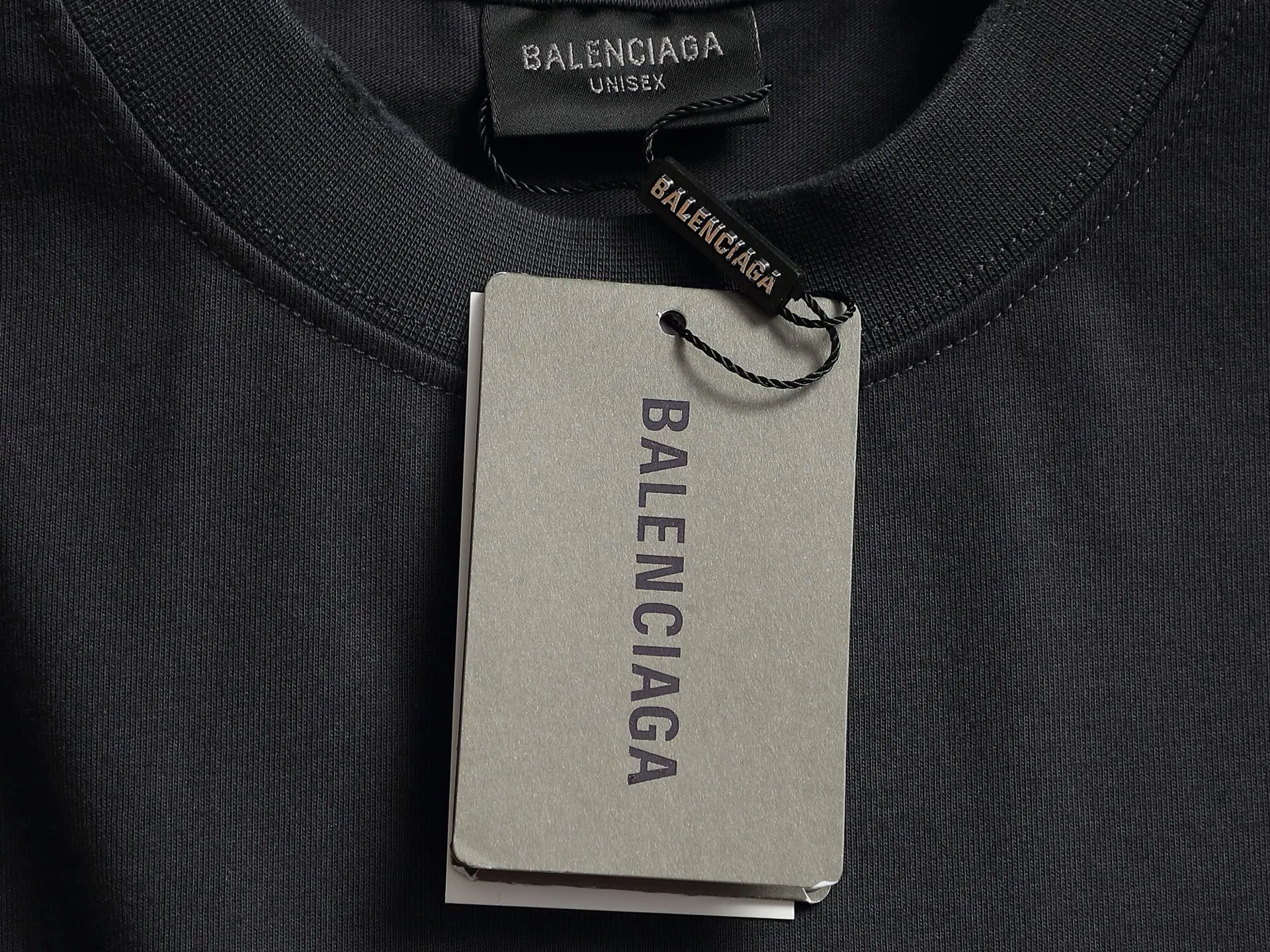 Balenciaga 黑色 Logo 短袖T恤