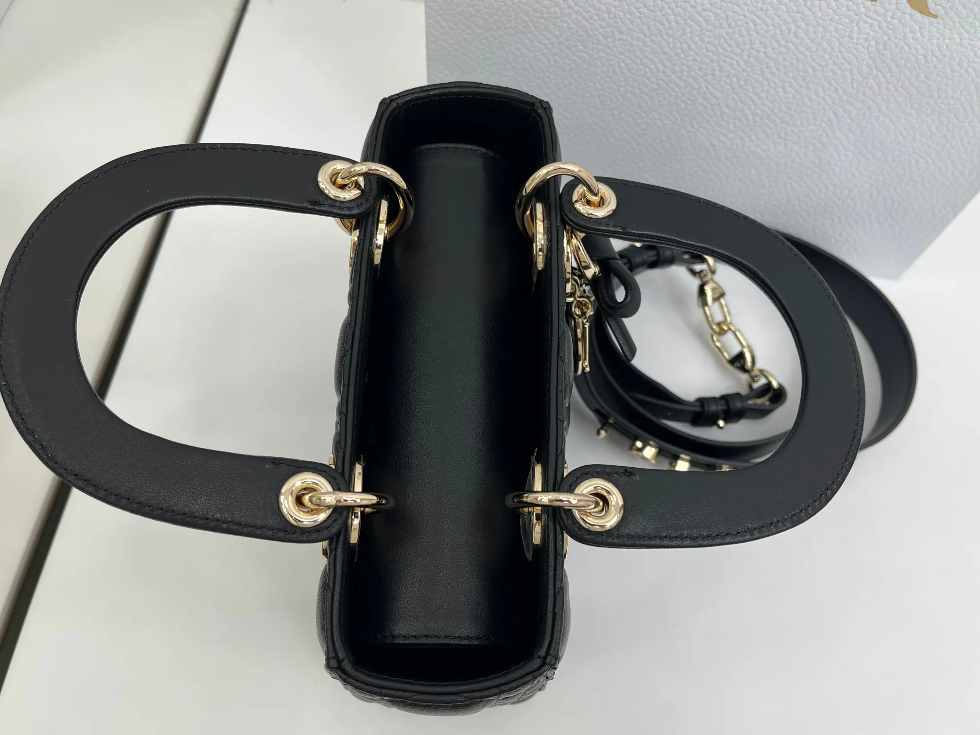 Dior Lady 手提包 黑色
