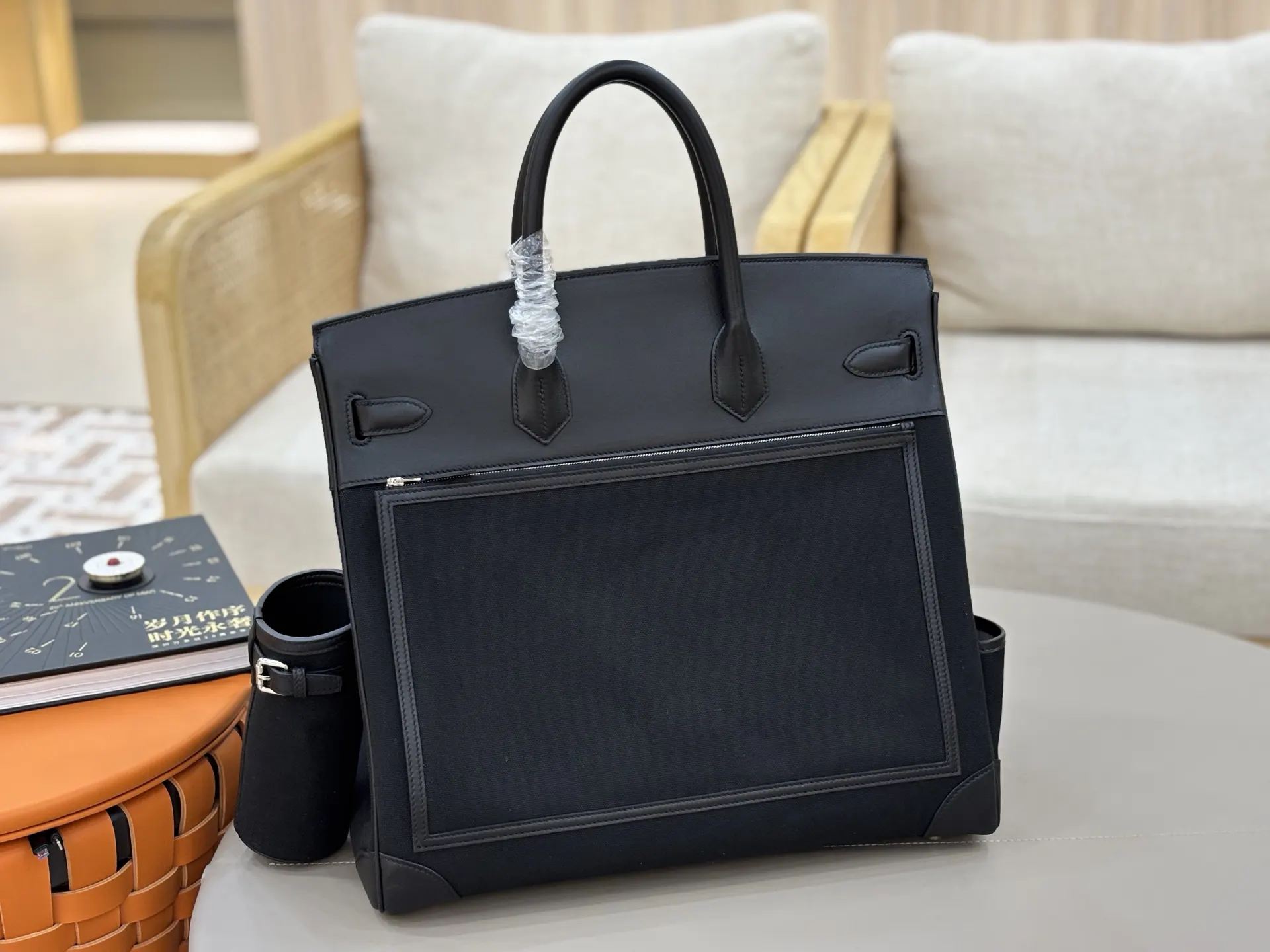 Black Fashion Item Travel Canvas