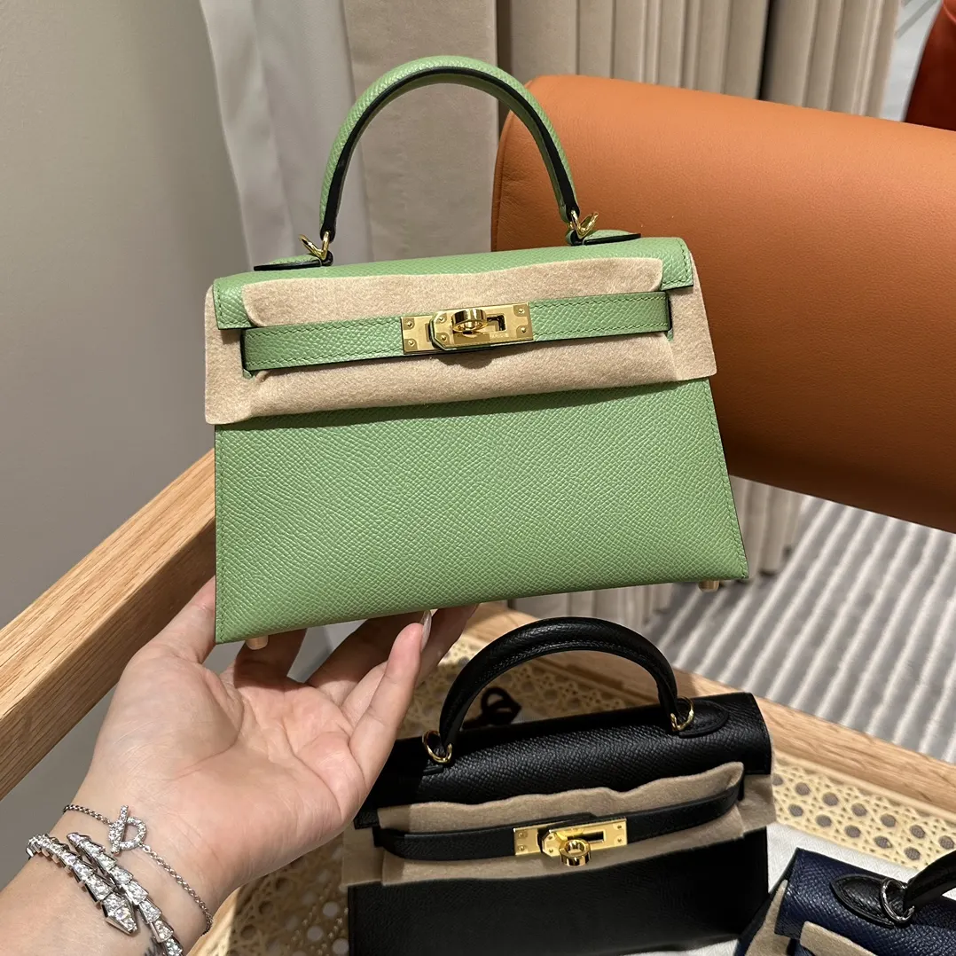 Hermes Kelly Leather Crossbody Bag Classic