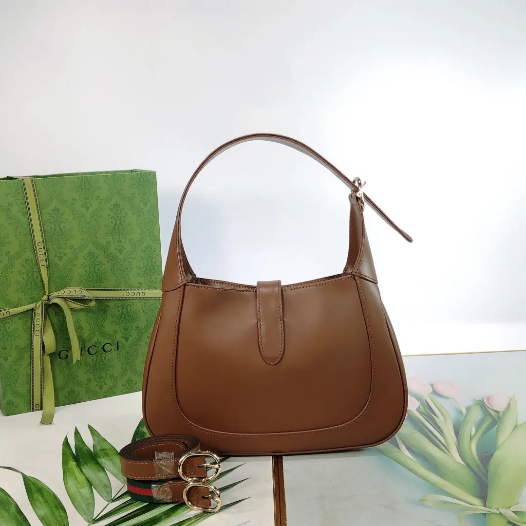 Brown Hobo Shoulder Bag Vintage