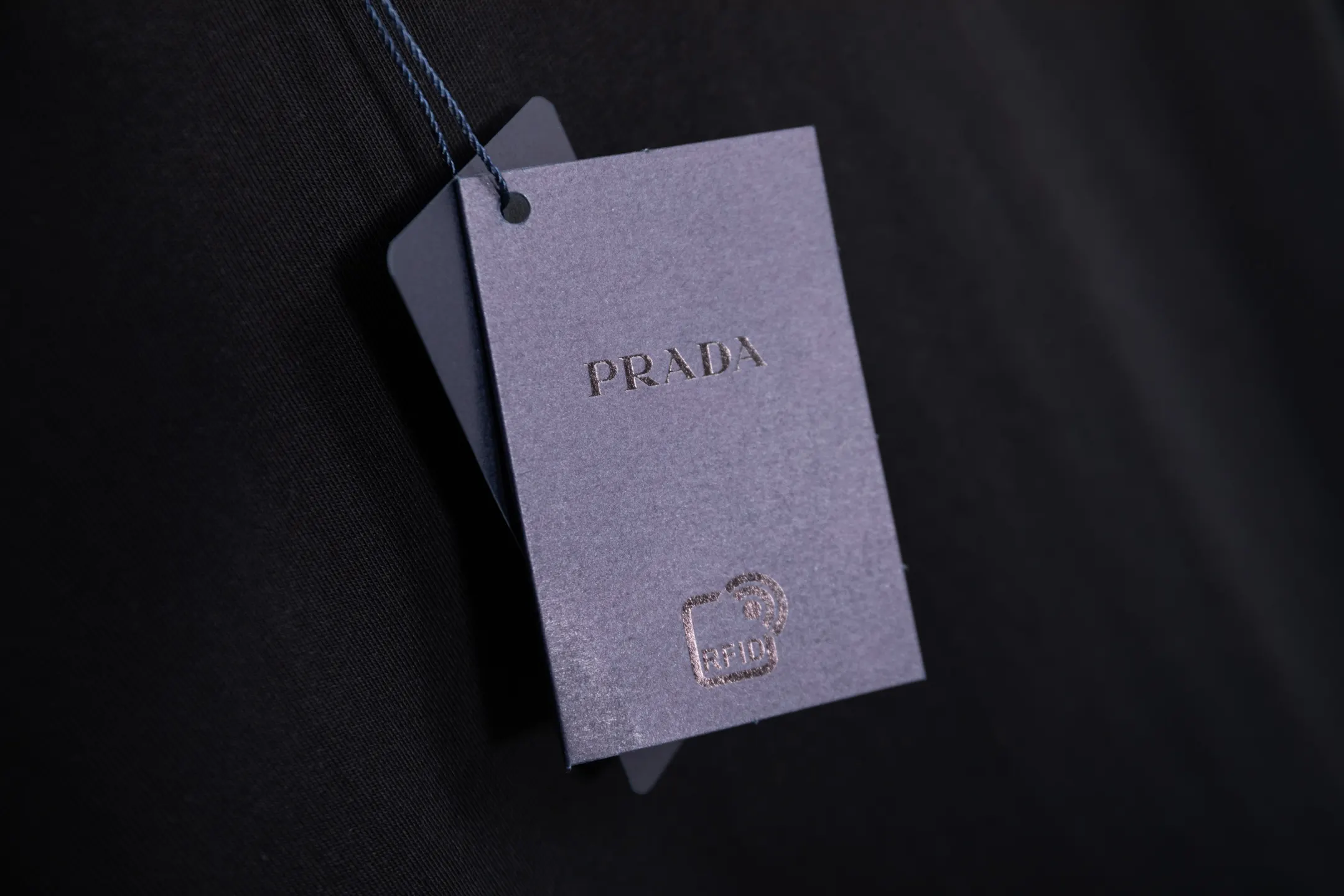 Prada 字母钢印 短袖T恤 高克重休闲