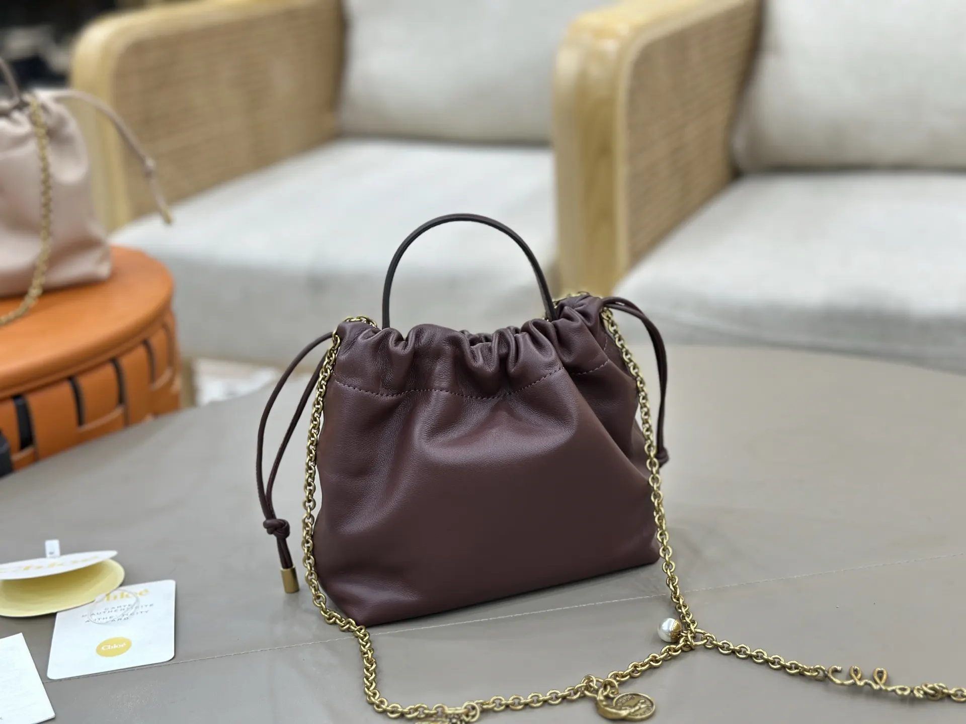 羊皮 Chloé 链条福袋包​​ Chloé 链条包 精致链条款