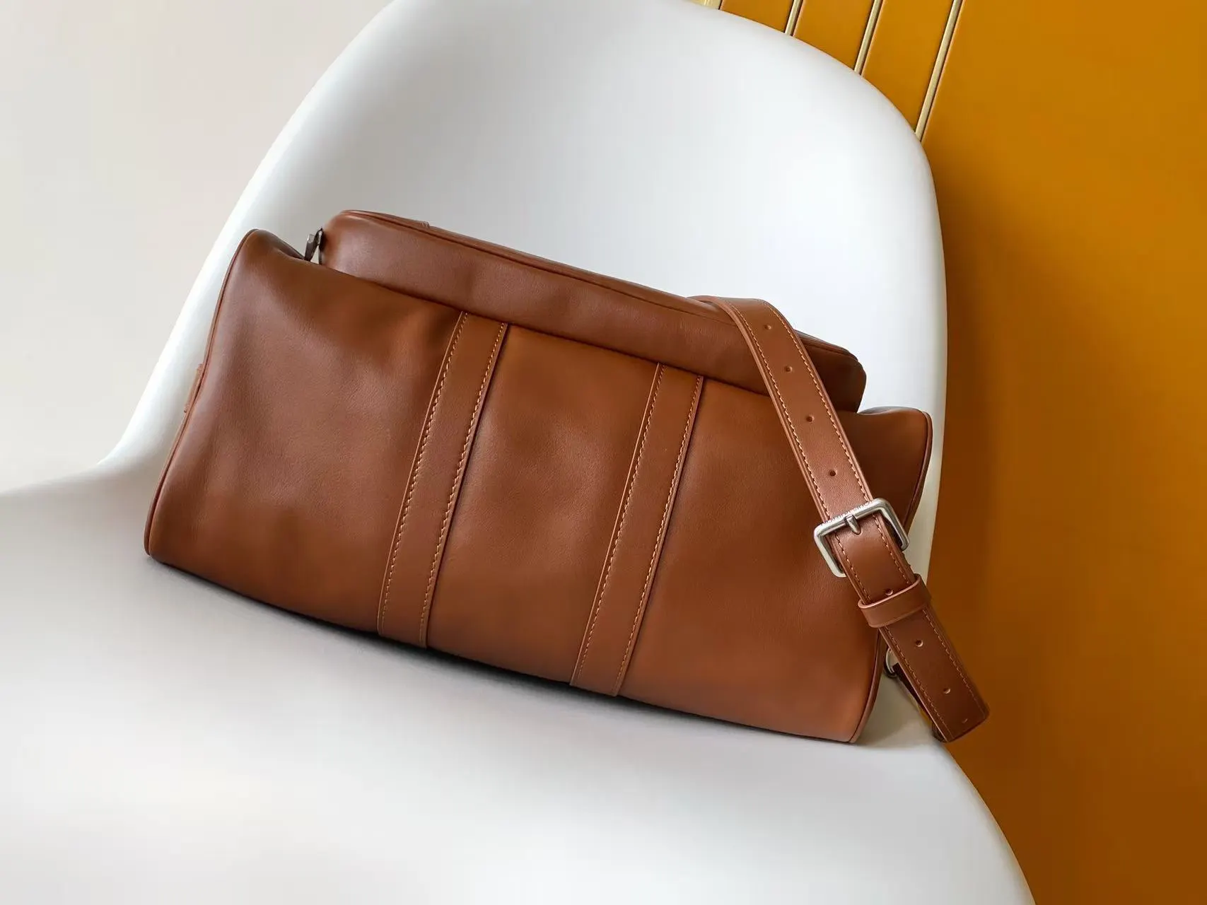 Keepall 棕色 牛皮 旅行袋 大容量旅行款