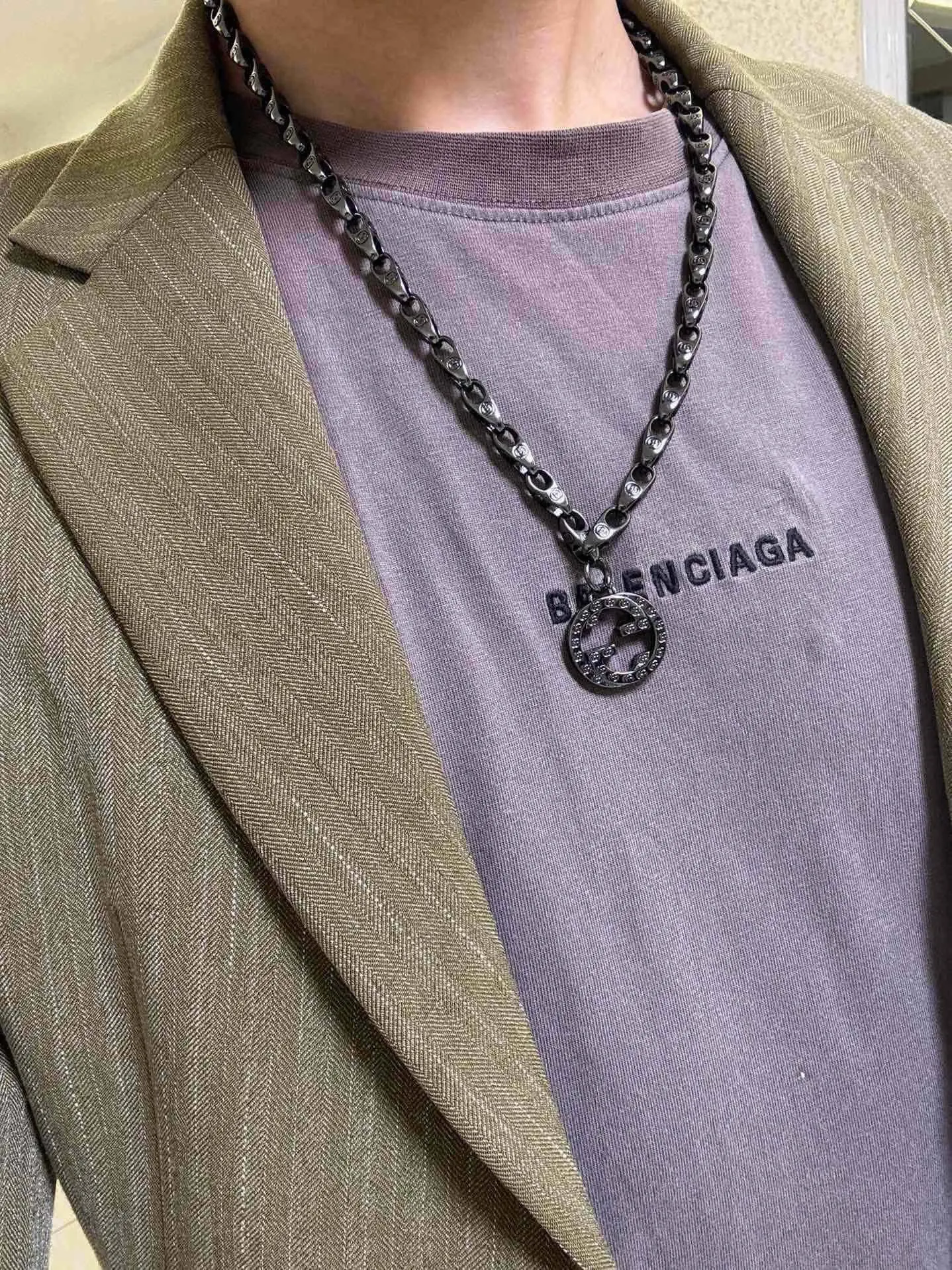 Gucci 鏈條包 單肩斜挎款