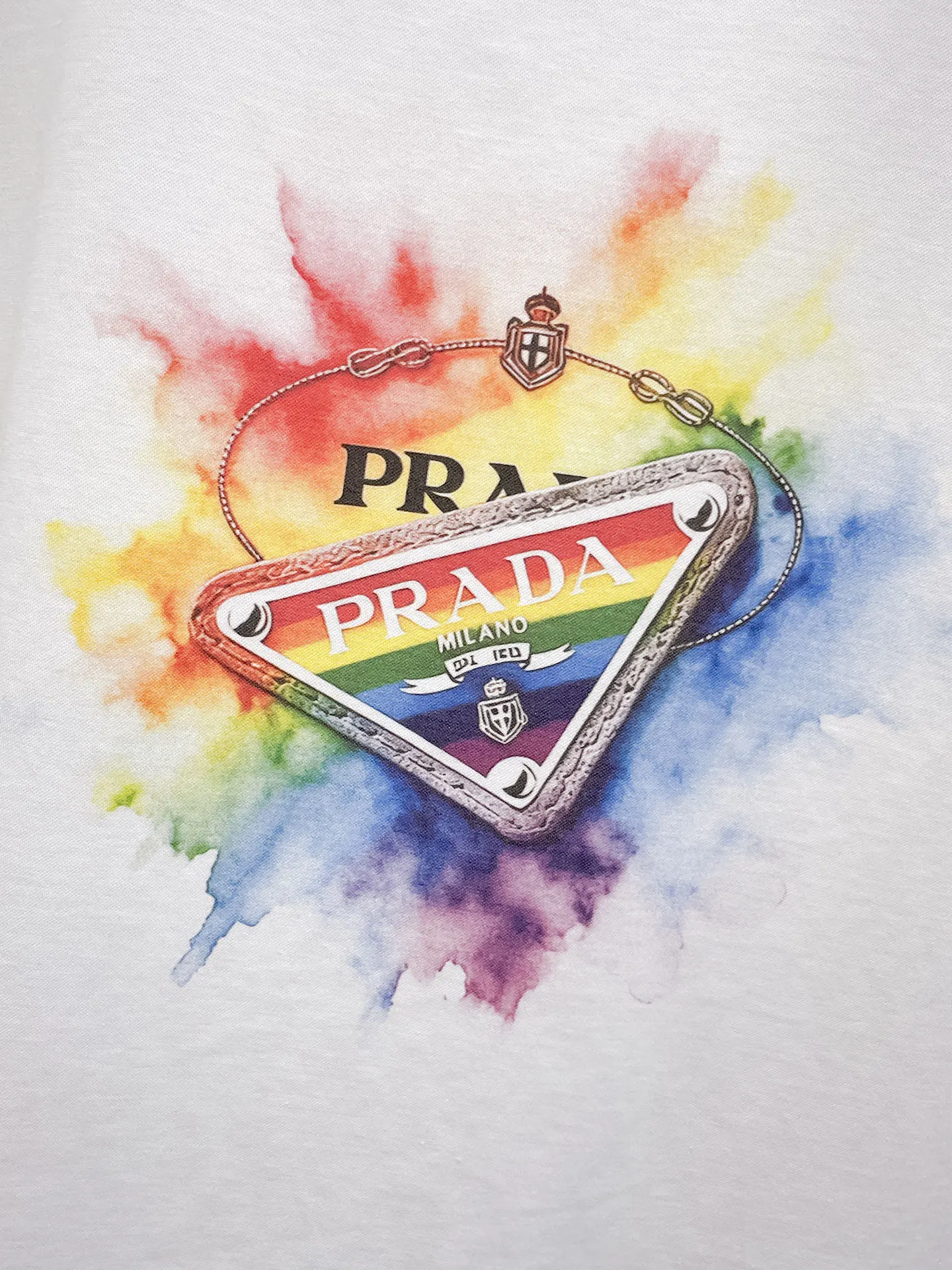 Prada 马年贺岁 棉质 Logo 短袖T恤