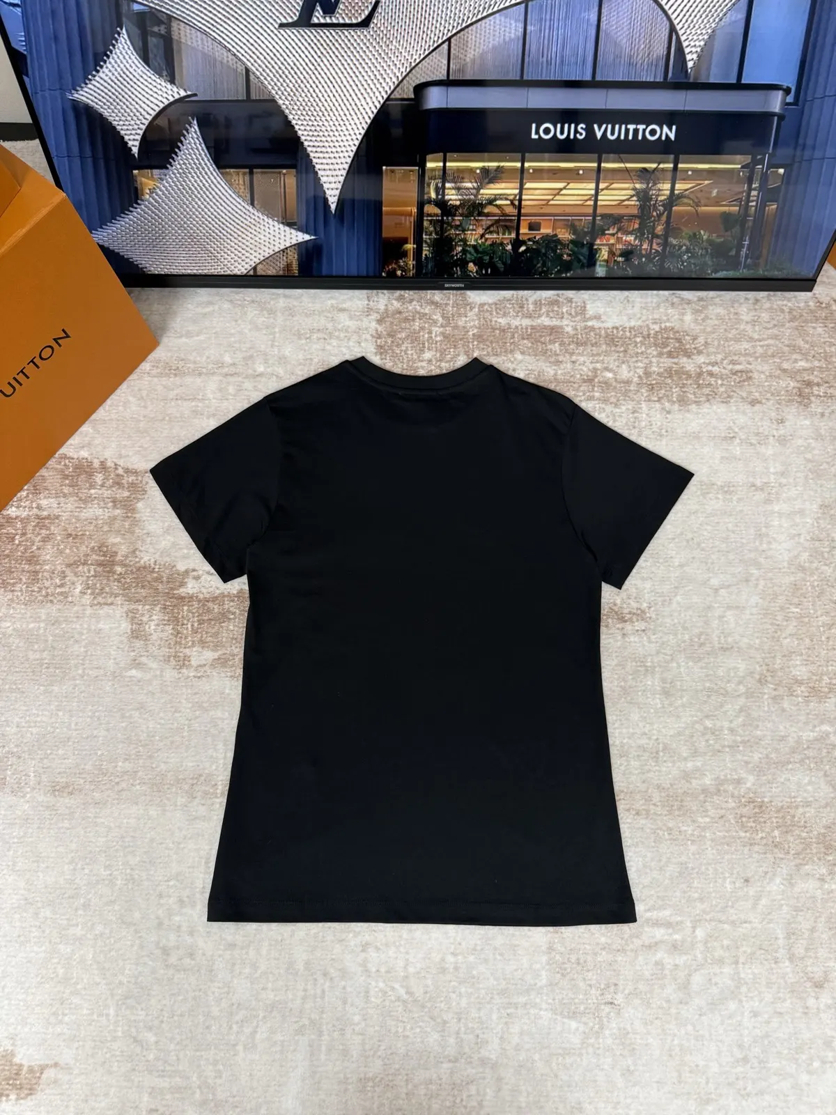 Louis Vuitton Letter Print Short Sleeve T-Shirt