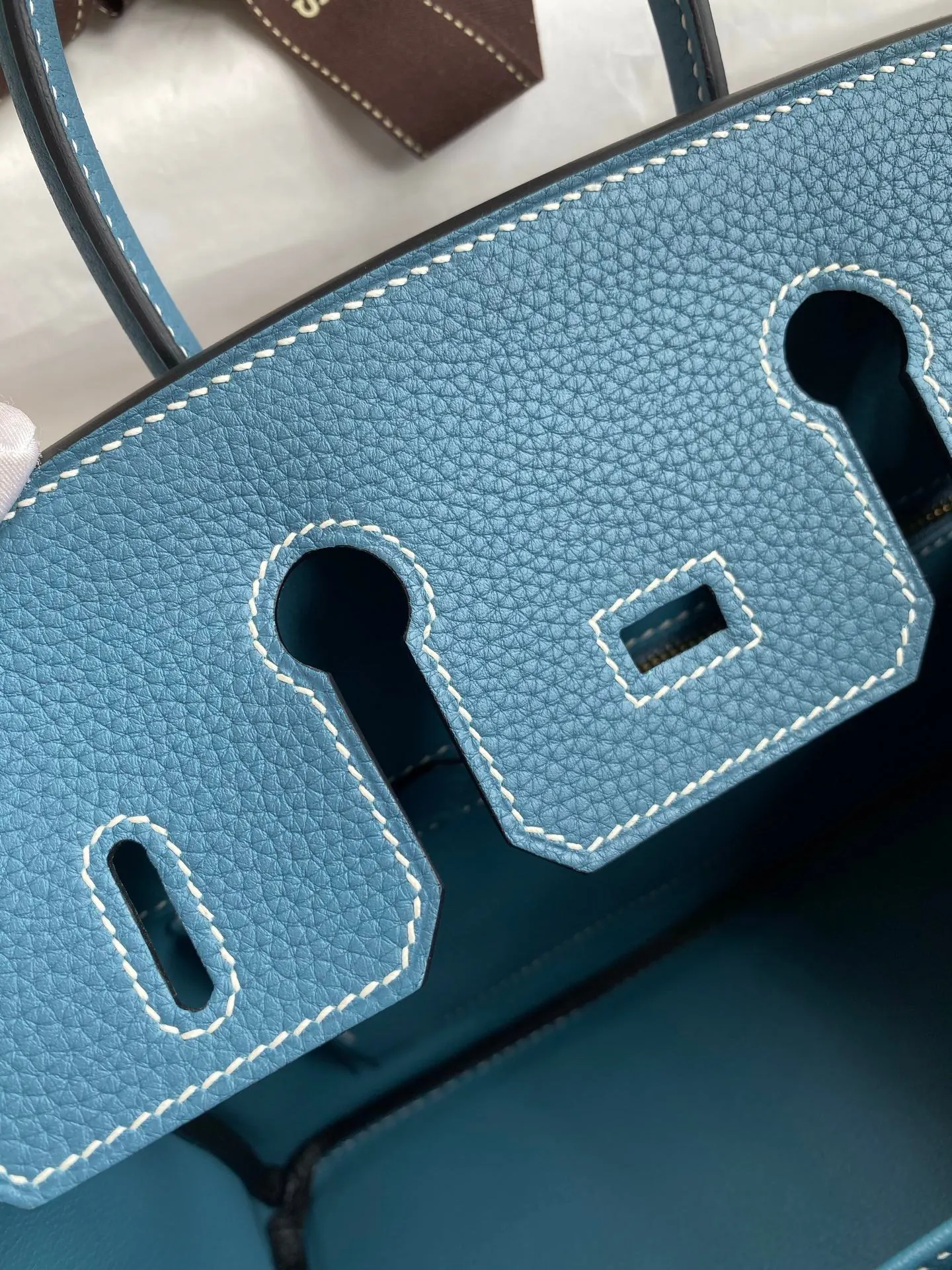Hermès Birkin 蓝色 Togo 手提包
