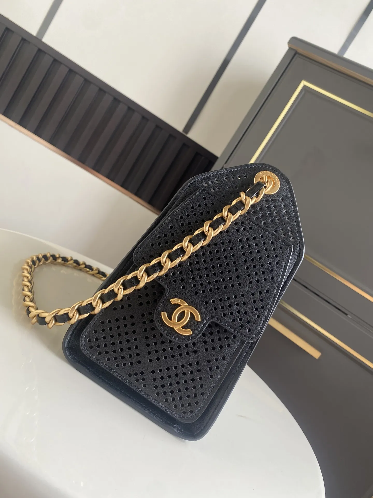 CHANEL Hobo 小牛皮 腋下包 复古腋下背款