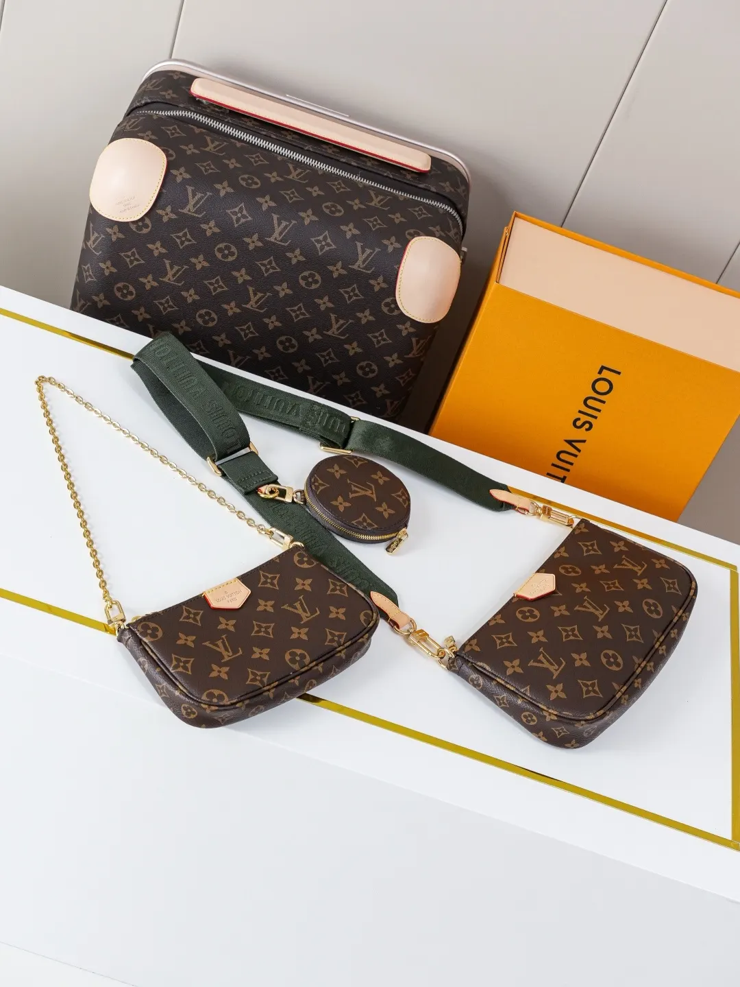 LV Pochette 老花链条小包 黑色肩带款｜ORBUYBAG 岚奢包高端时尚精品