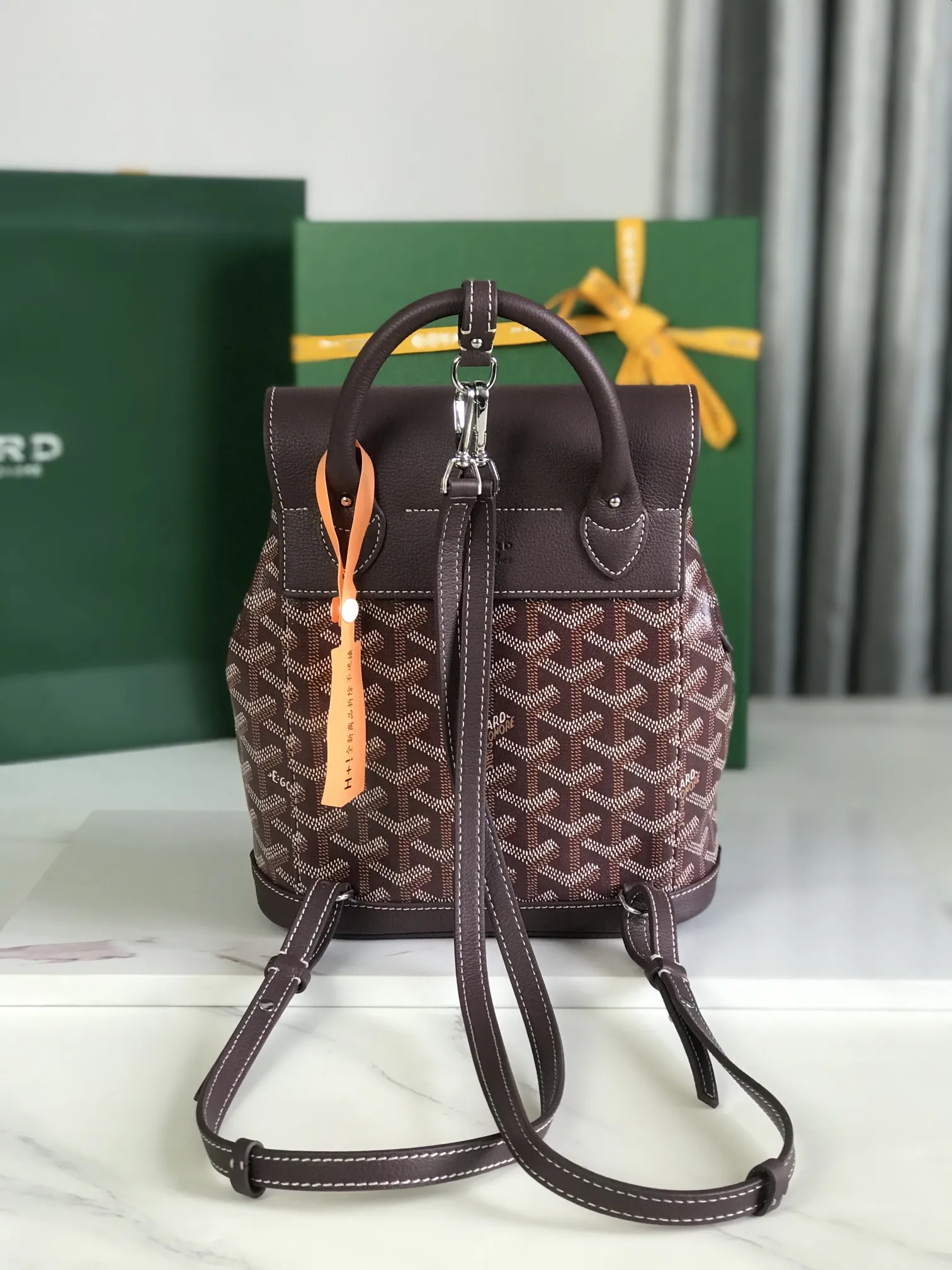 Goyard 皮革 Aln迷你 雙肩包 升级 送 礼品盒 说 实用雙肩款