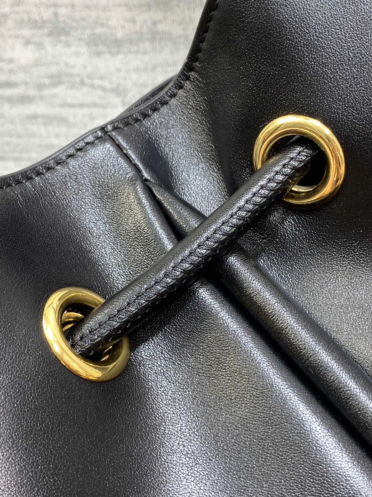 Dior Gold Leather Handbag