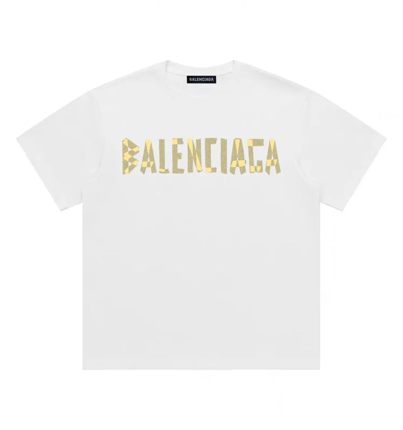 Balenciaga Gray Cotton Short Sleeve T-Shirt Street