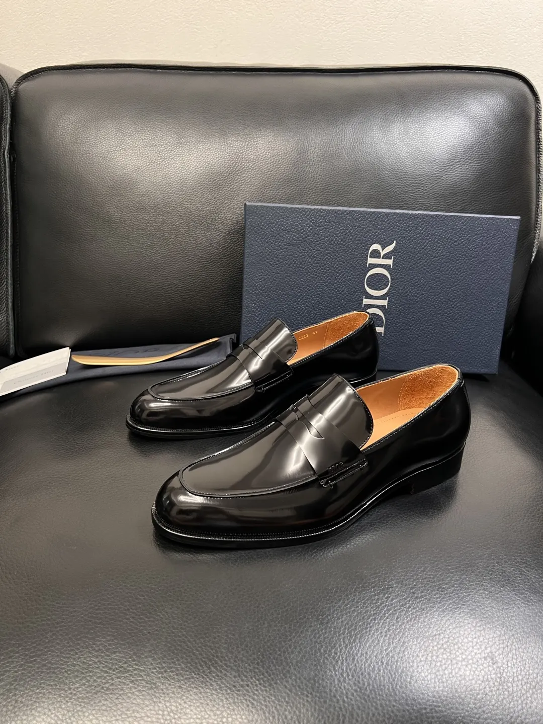 Dior Lady Dior 金色羊皮手提斜挎包 迷你款