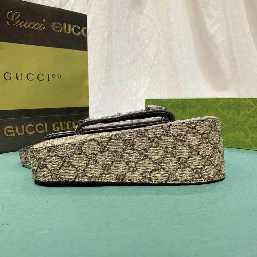 款 GuccHorsebit 系列小 雙肩包 实用雙肩款