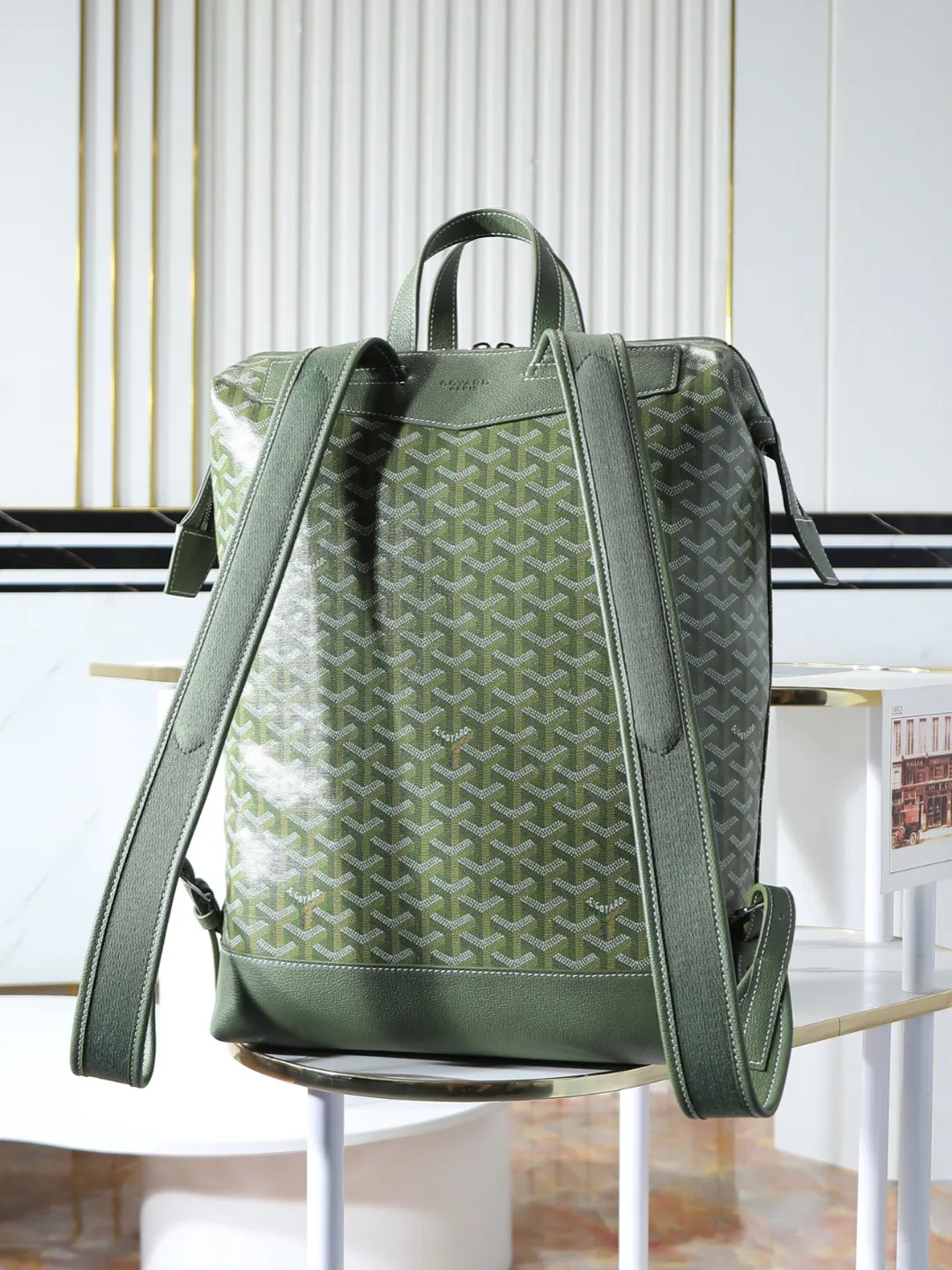 Goyard Backpack Leather