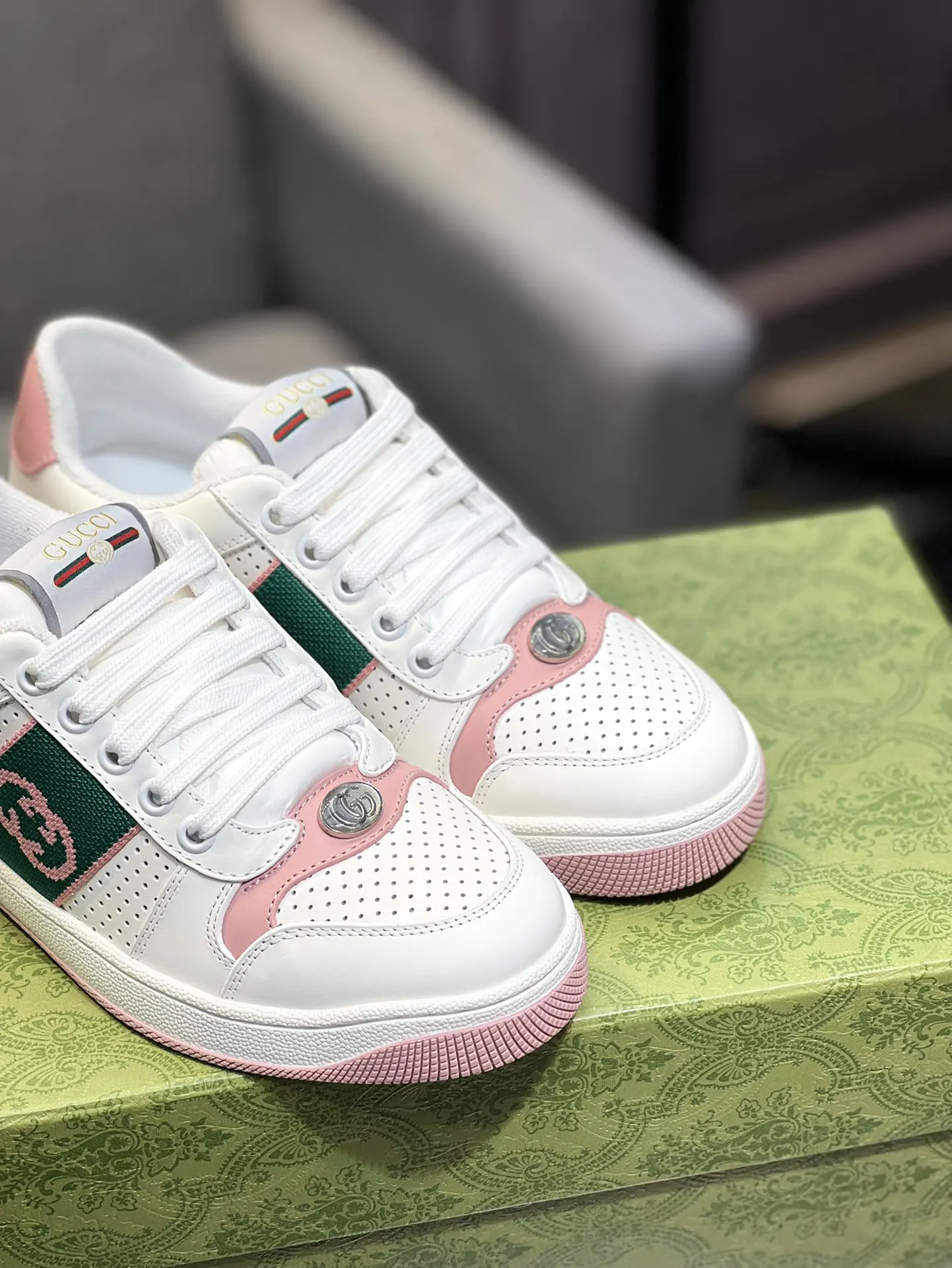 Gucci Logo休閒運動鞋