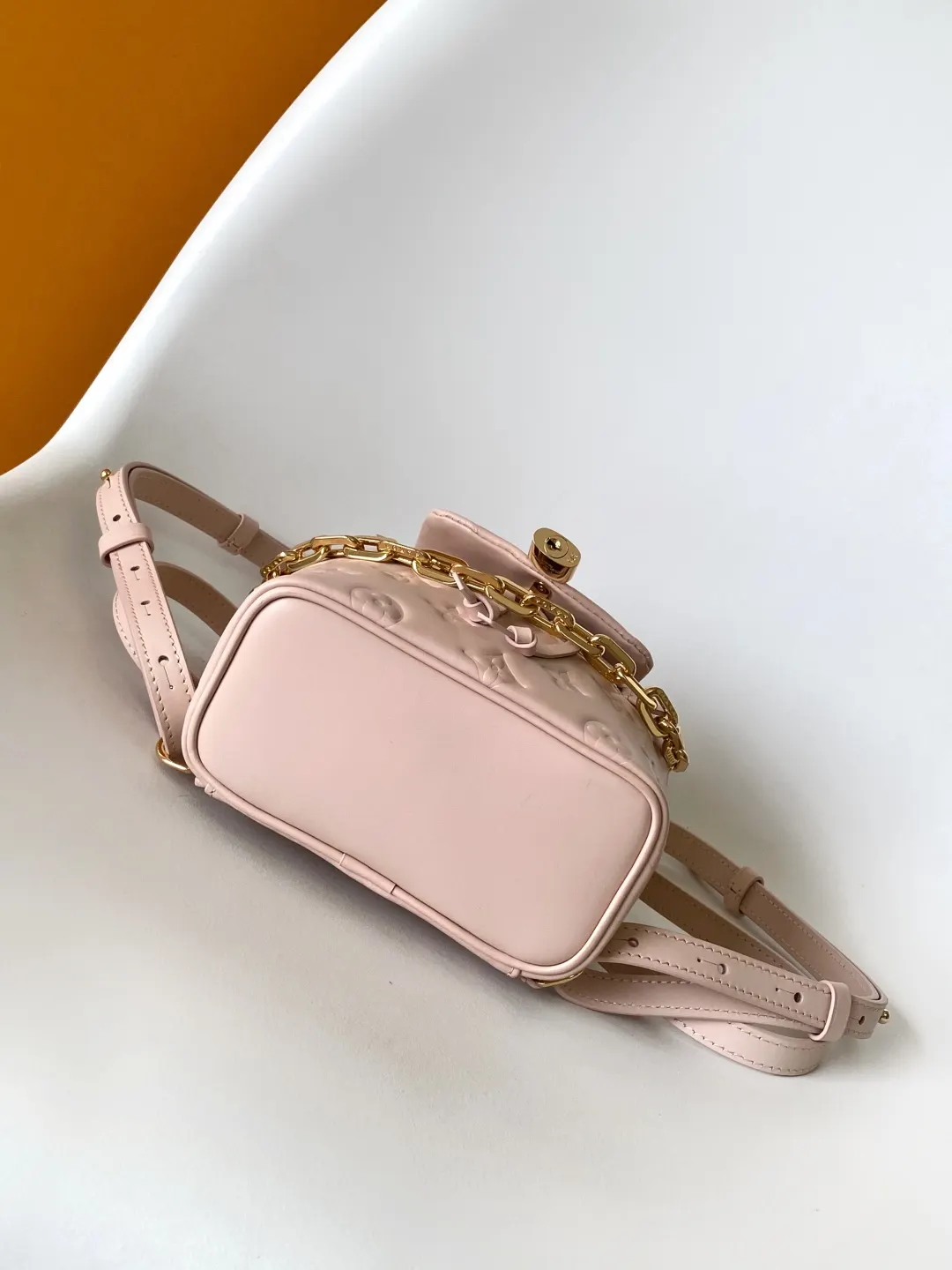 Louis Vuitton Black Pink Backpack Leather