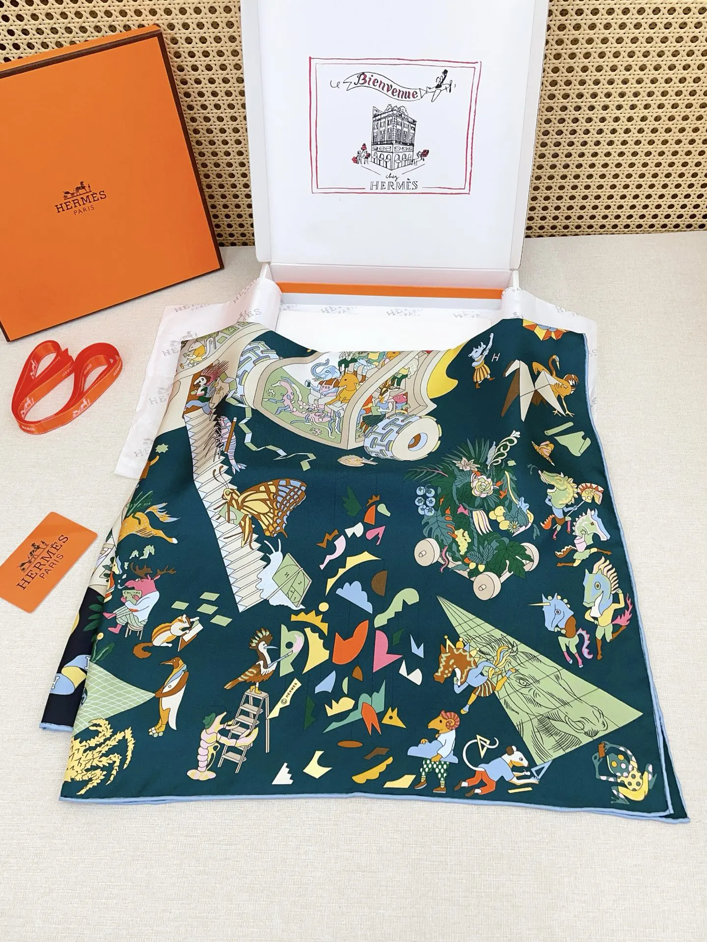 Hermès 丝巾 精致配饰