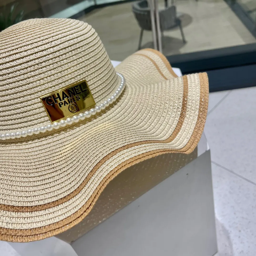 Chanel 遮阳 草帽 度假遮阳 帽子