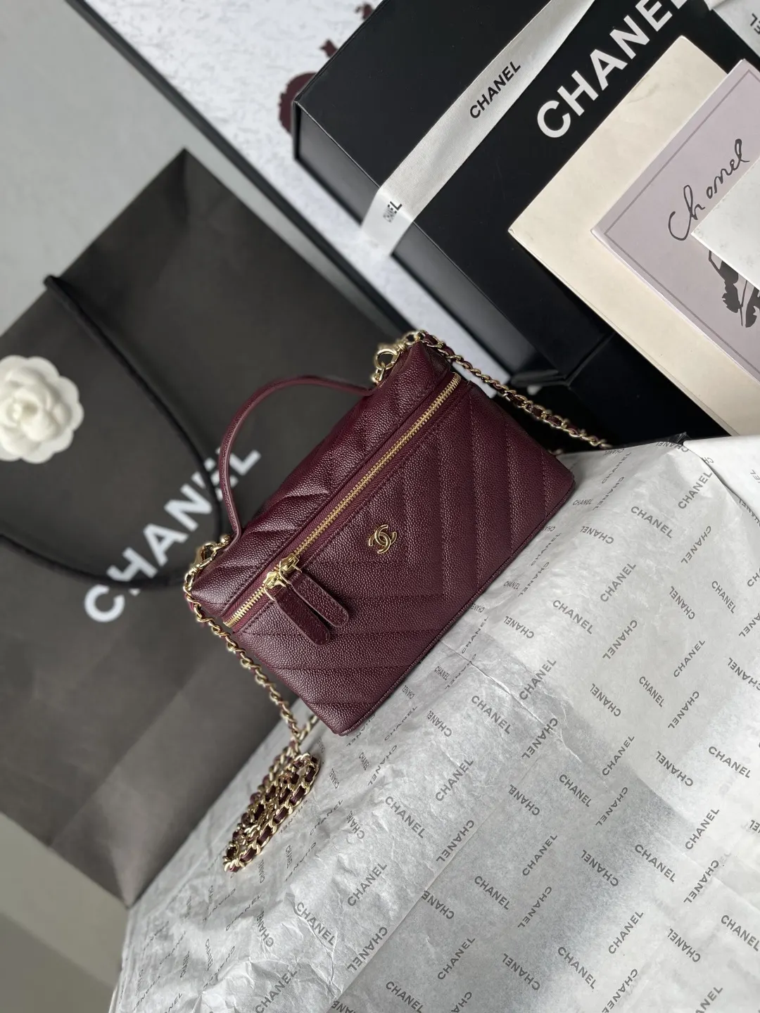 Chanel Chain Bag Leather