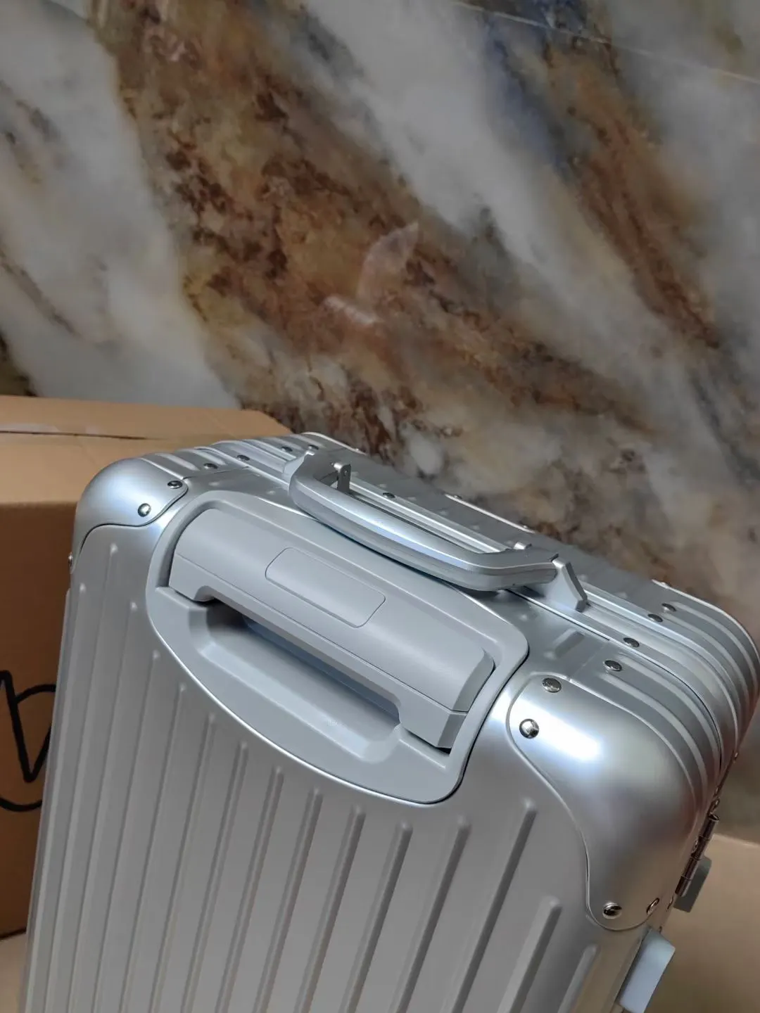 Rimowa Black Gray Suitcase Travel Lightweight