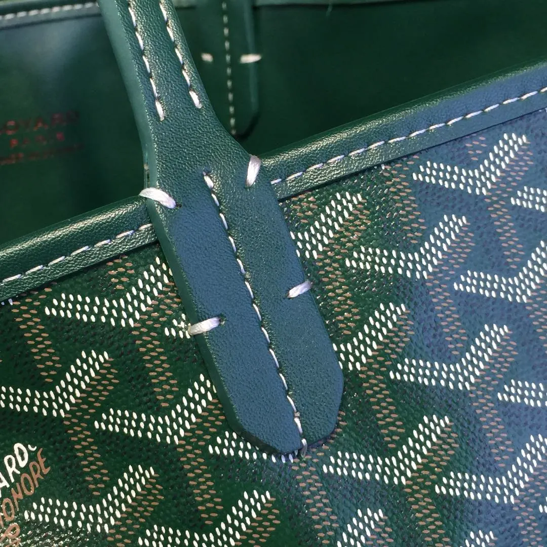 Goyard 戈雅 双面可用 充满法式优雅 订制Y字母涂鸦料 皮轻 旅行包 大容量旅行款
