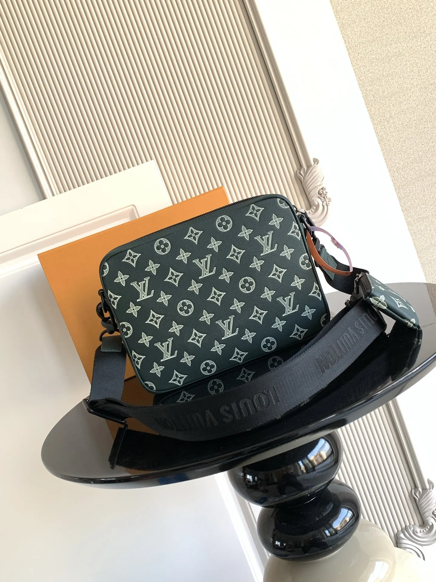 LV 绿色压纹链条小方包 单肩款｜ORBUYBAG 岚奢包高端时尚精品