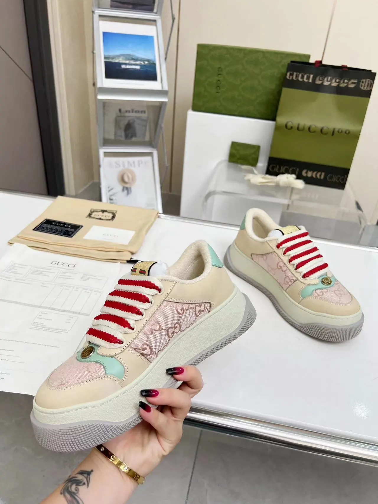 Gucci Logo休闲运动鞋 百搭款