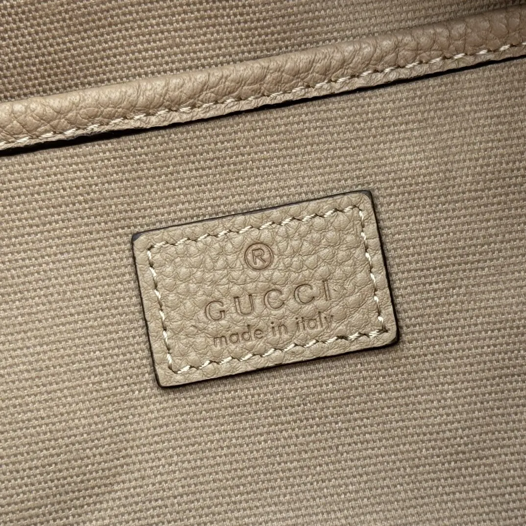 Gucci Brown Gold Hobo Shoulder Bag Vintage Leather Image 9 Gucci Brown Gold Hobo Shoulder Bag Vintage Leather Image 9