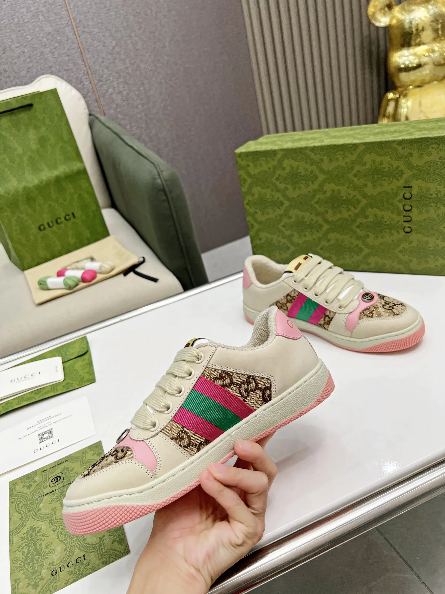 Gucci Logo休闲运动鞋 百搭款