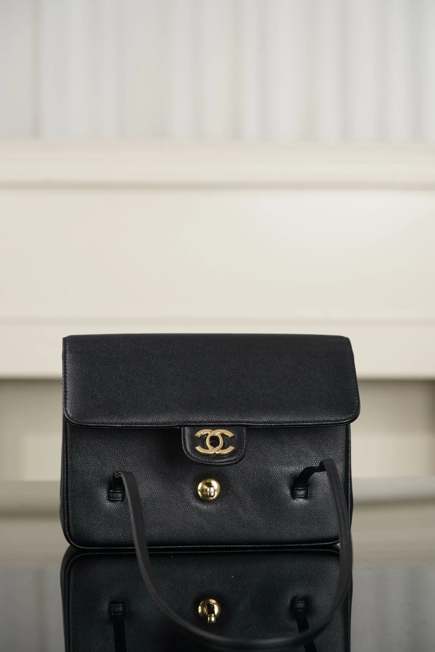 Black Hobo Shoulder Bag Vintage Leather