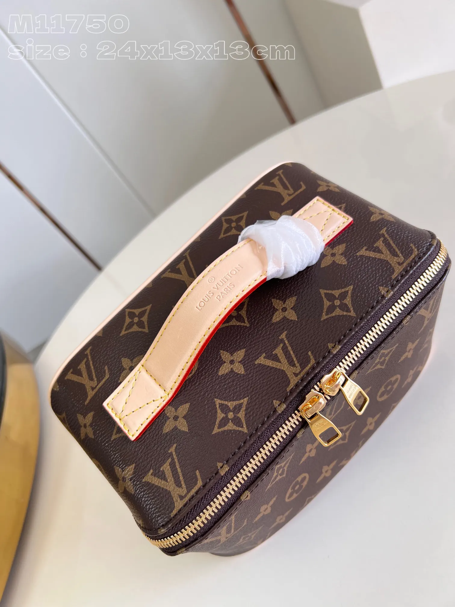 Monogram Organizer Pouch Travel Canvas