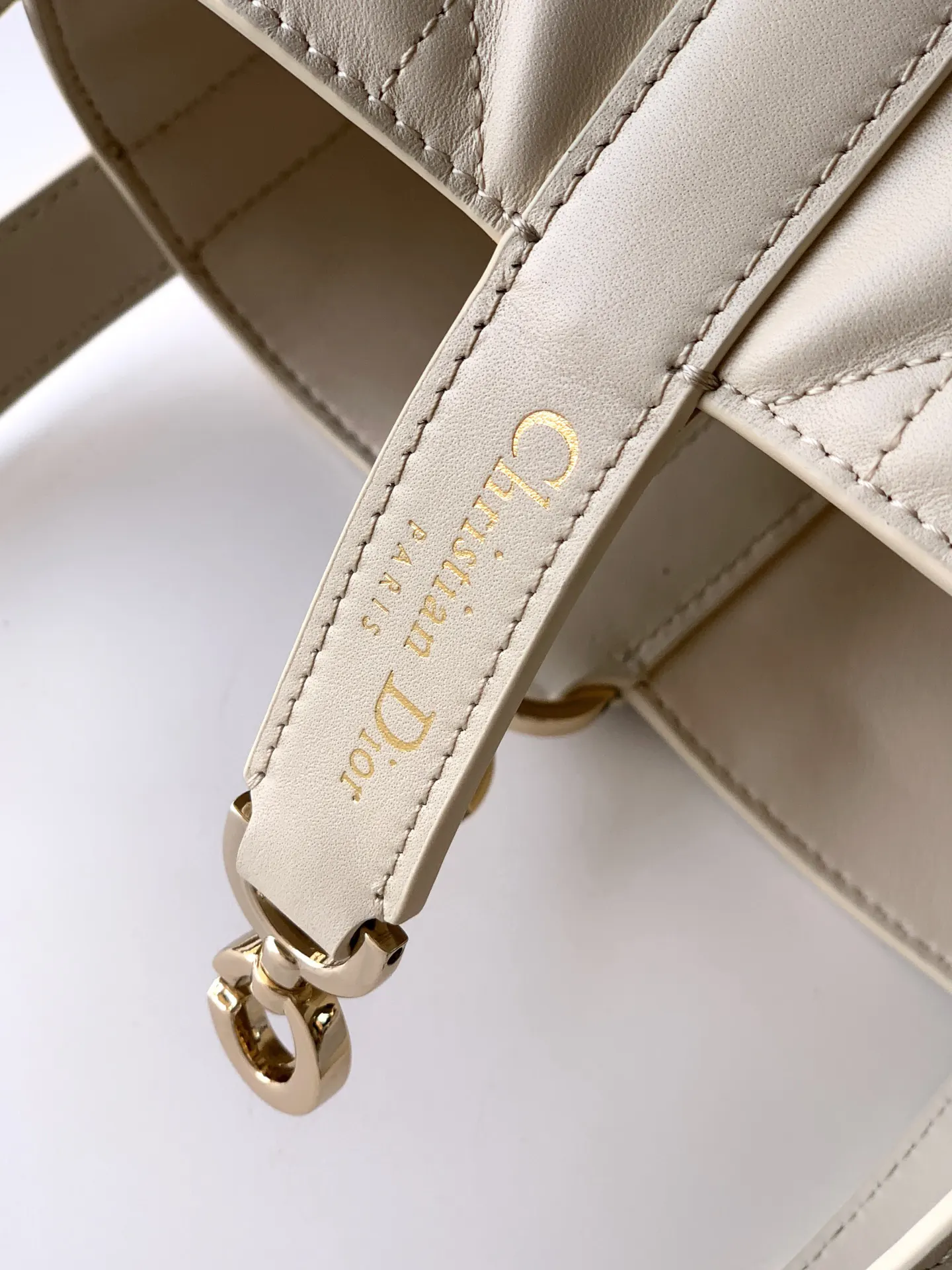 Dior Toujours Ivory Lambskin Handbag