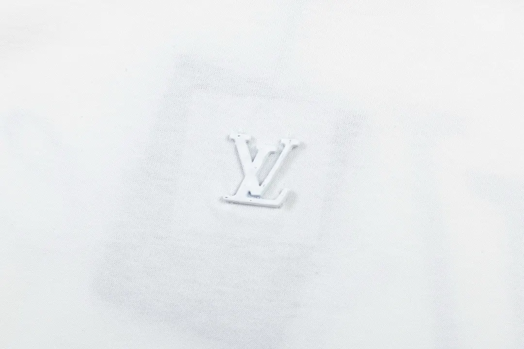 Louis Vuitton 白色 Logo 字母 短袖T恤