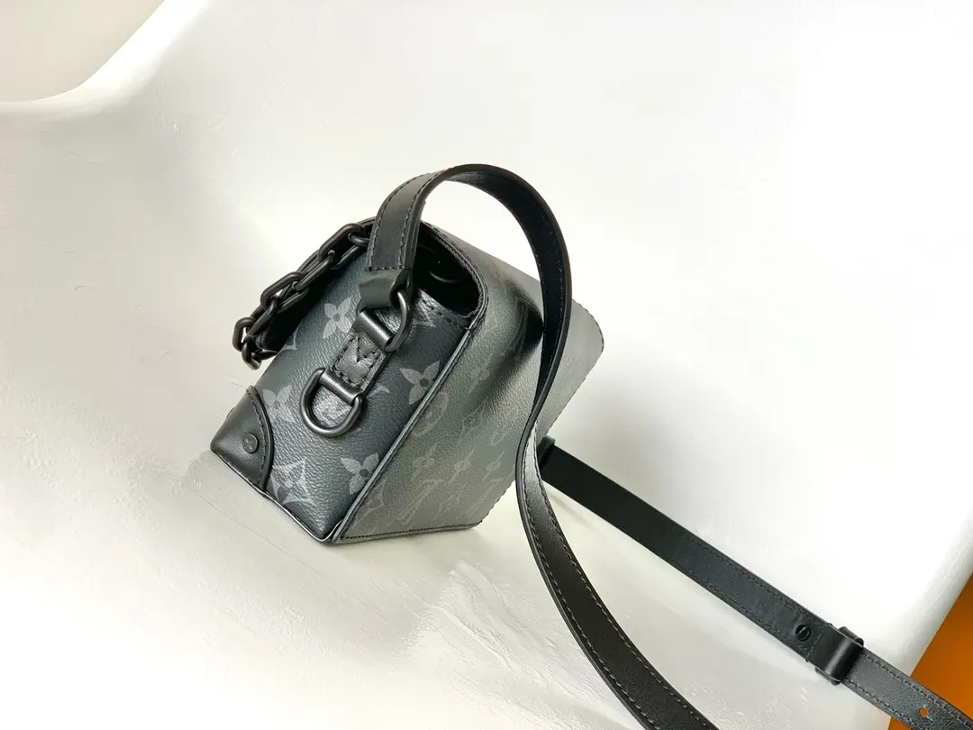 LV 黑色压纹链条小方包 休闲斜挎款｜ORBUYBAG 岚奢包高端时尚精品