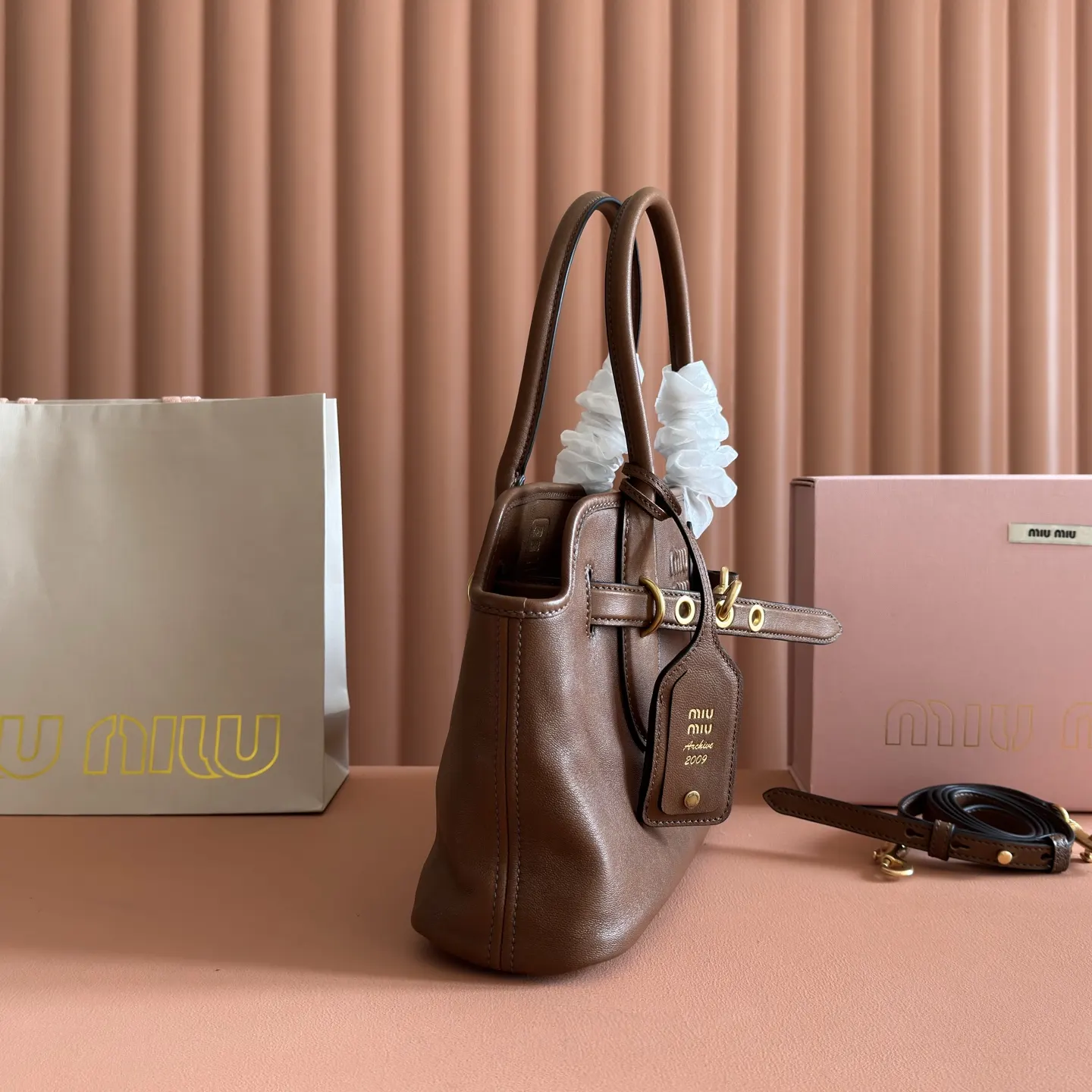 Gold Shoulder Bag