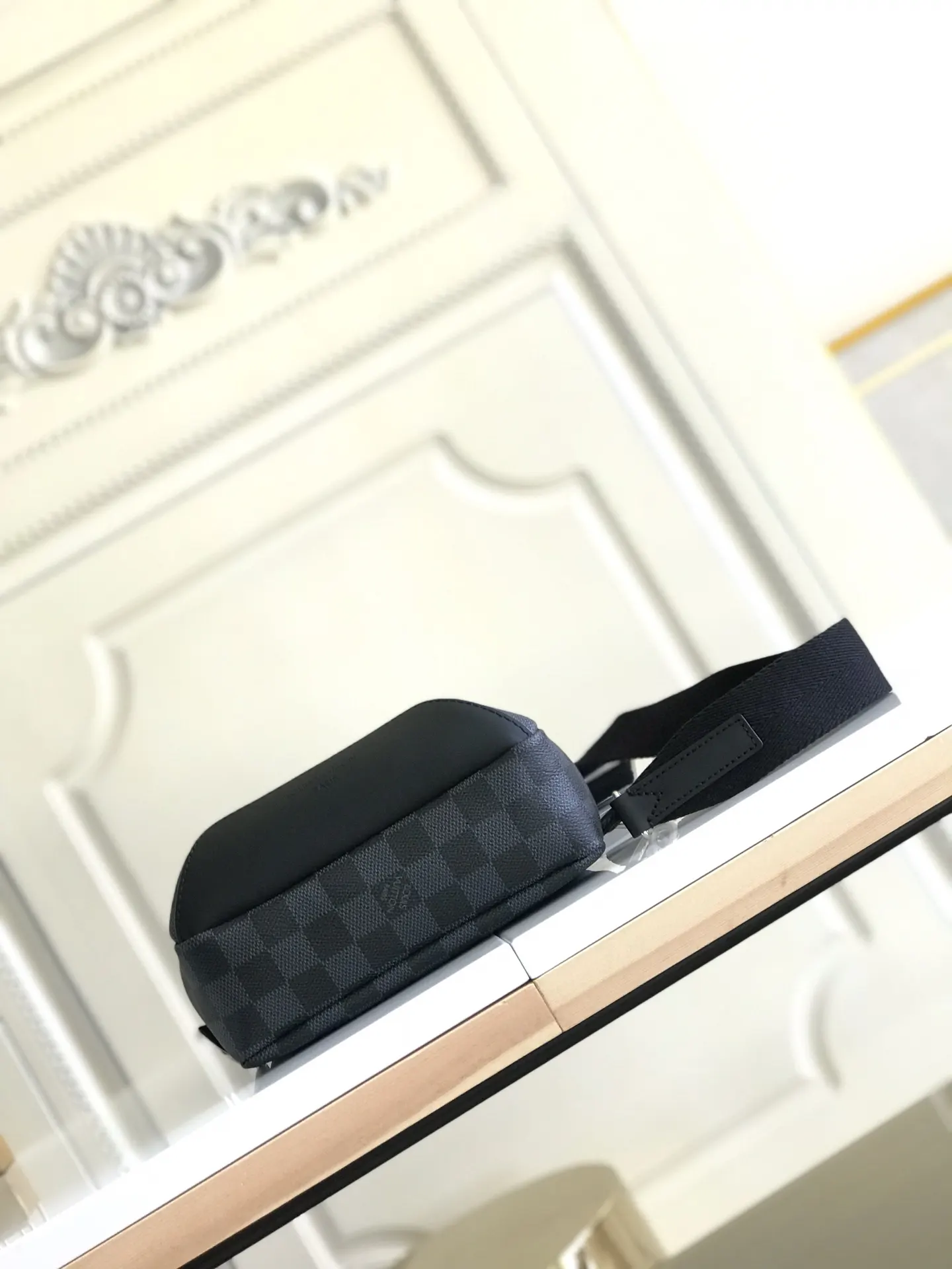 Silver Shoulder Bag Leather