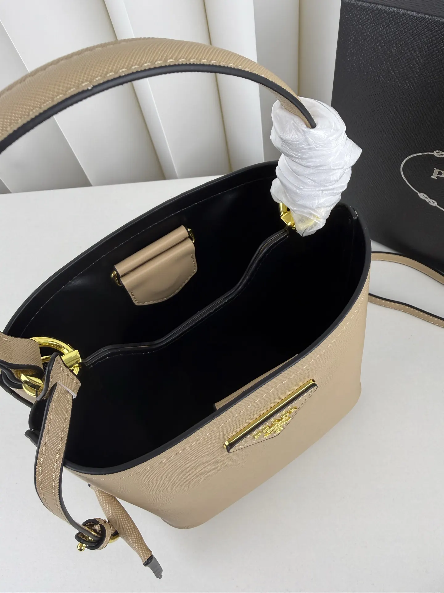 Bucket Bag Casual Leather