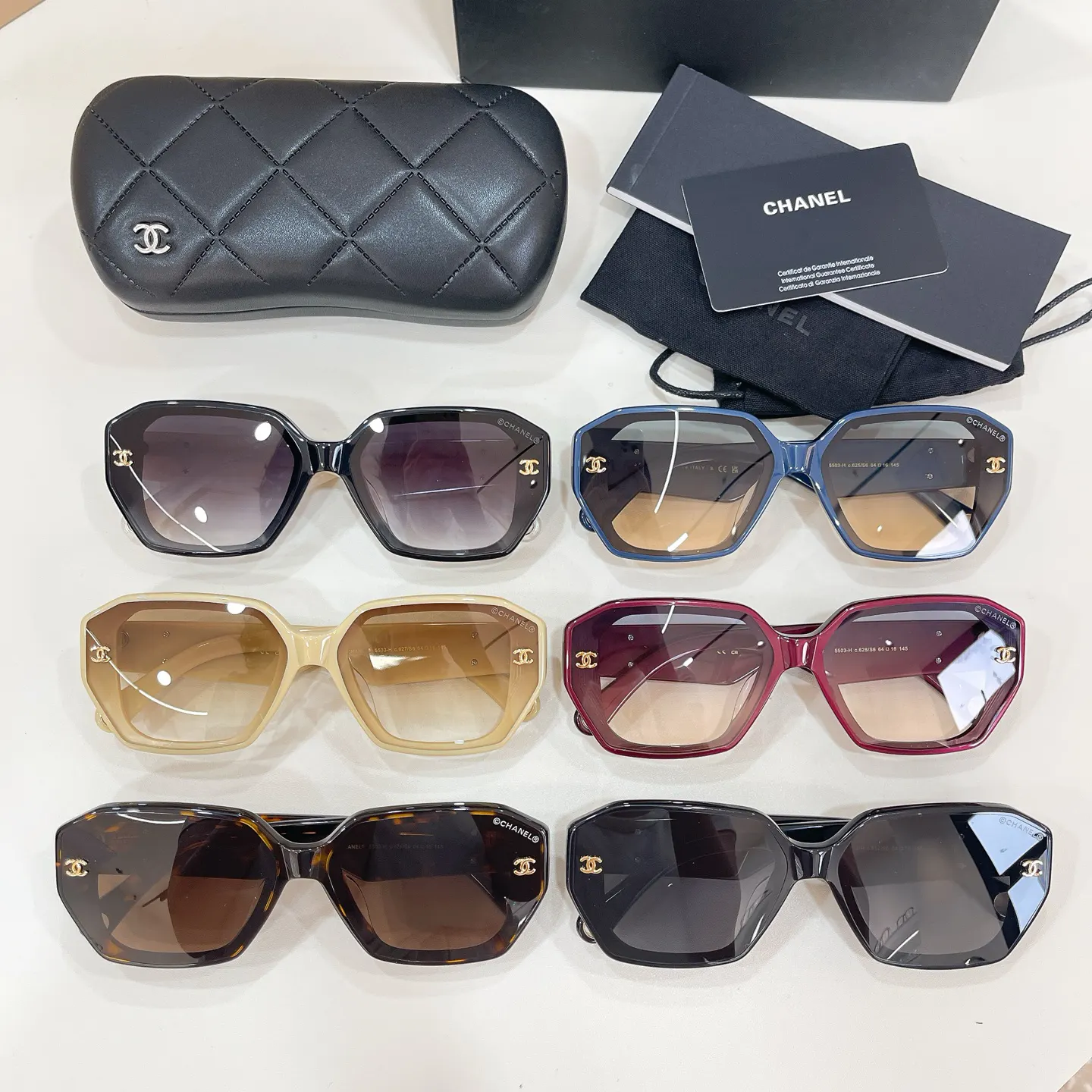 Chanel 黑色 光学眼镜