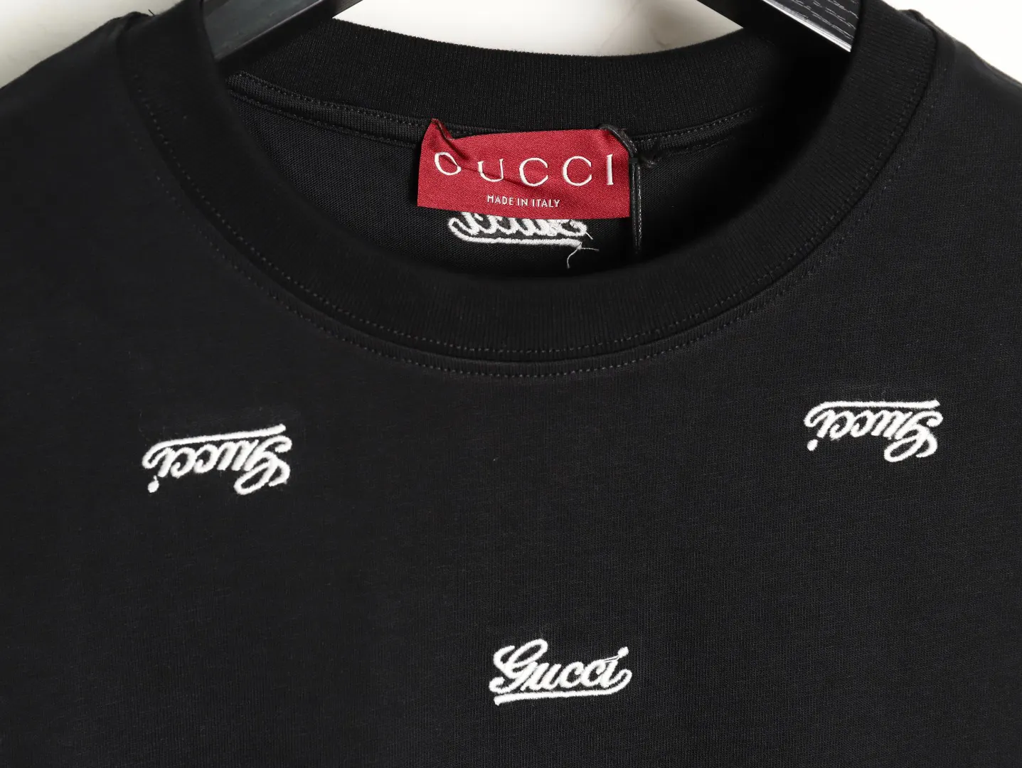 Gucci Logo Embroidered T-Shirt