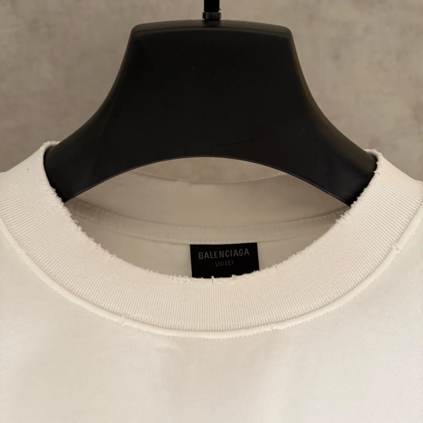 Balenciaga 25Ss Embroidery Cotton Short Sleeve T-Shirt Street