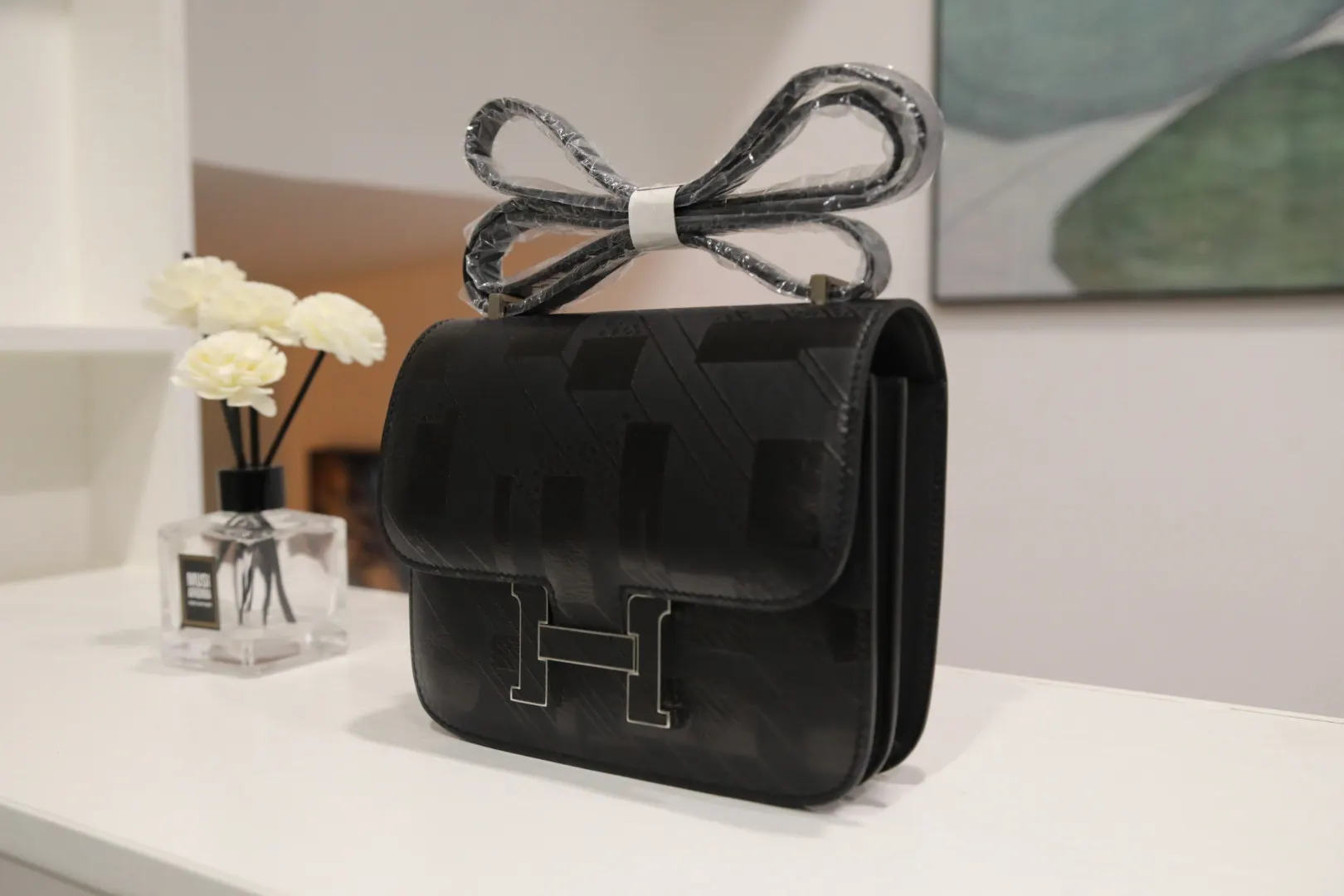 Hermès Constance Leather Handbag