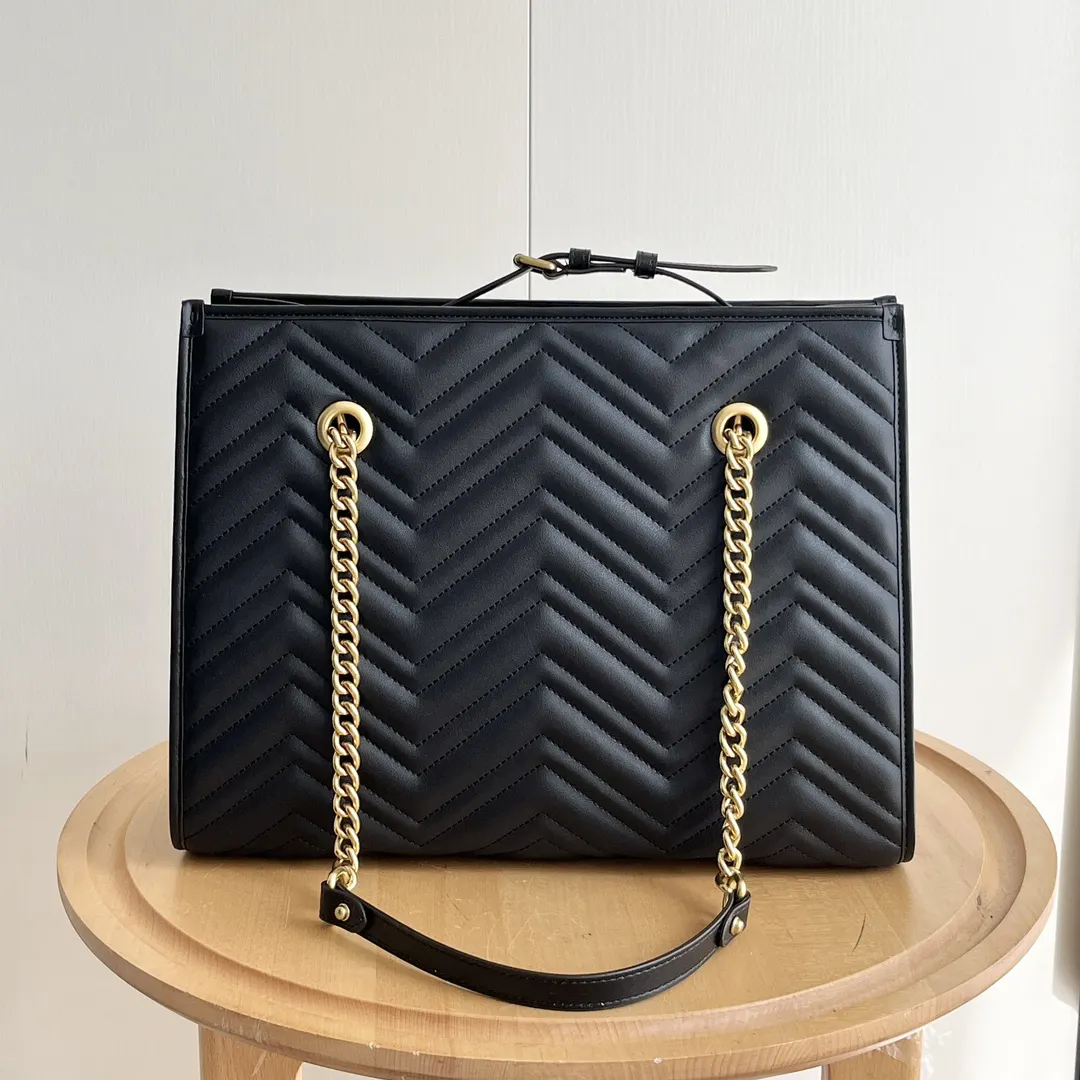 Gucci Marmont 绗缝皮革链条包 单肩斜挎
