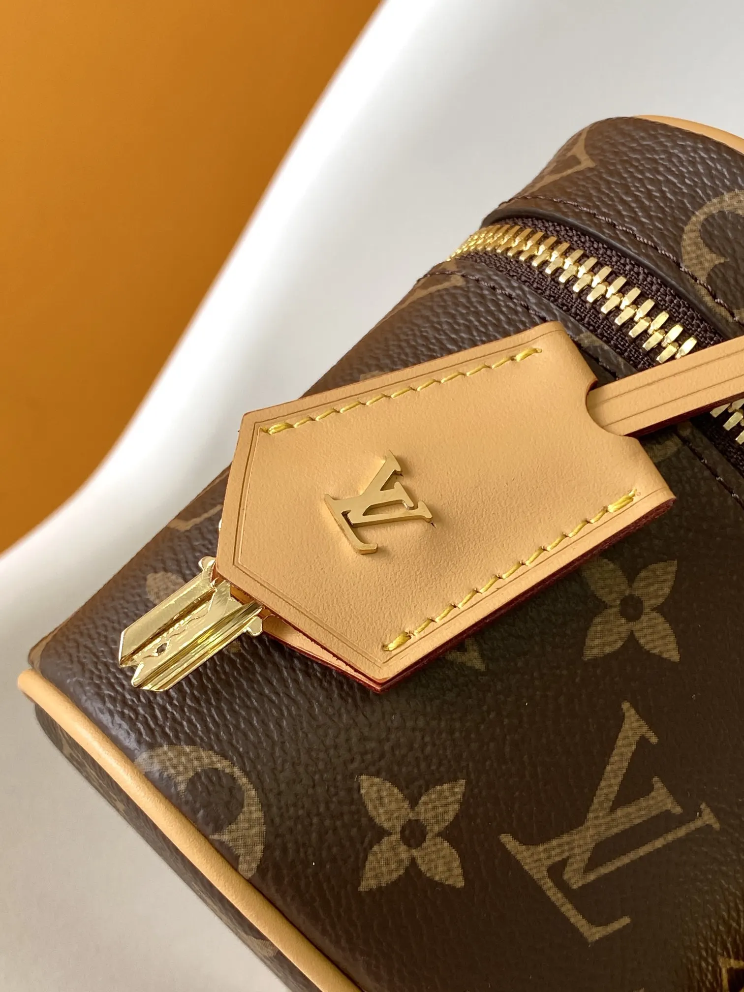 Yellow Chain Bag Canvas