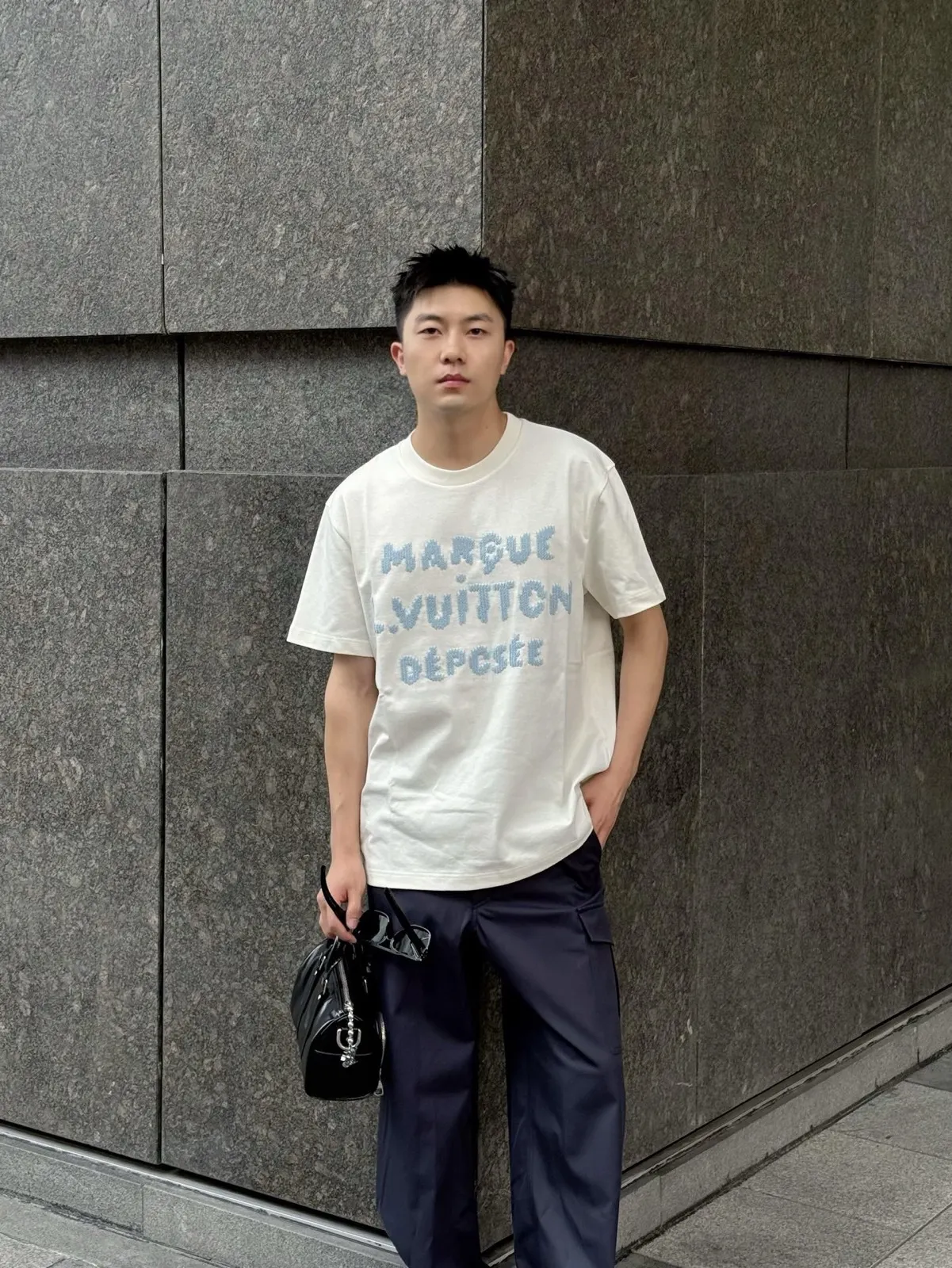Louis Vuitton 刺繡 T恤 白色
