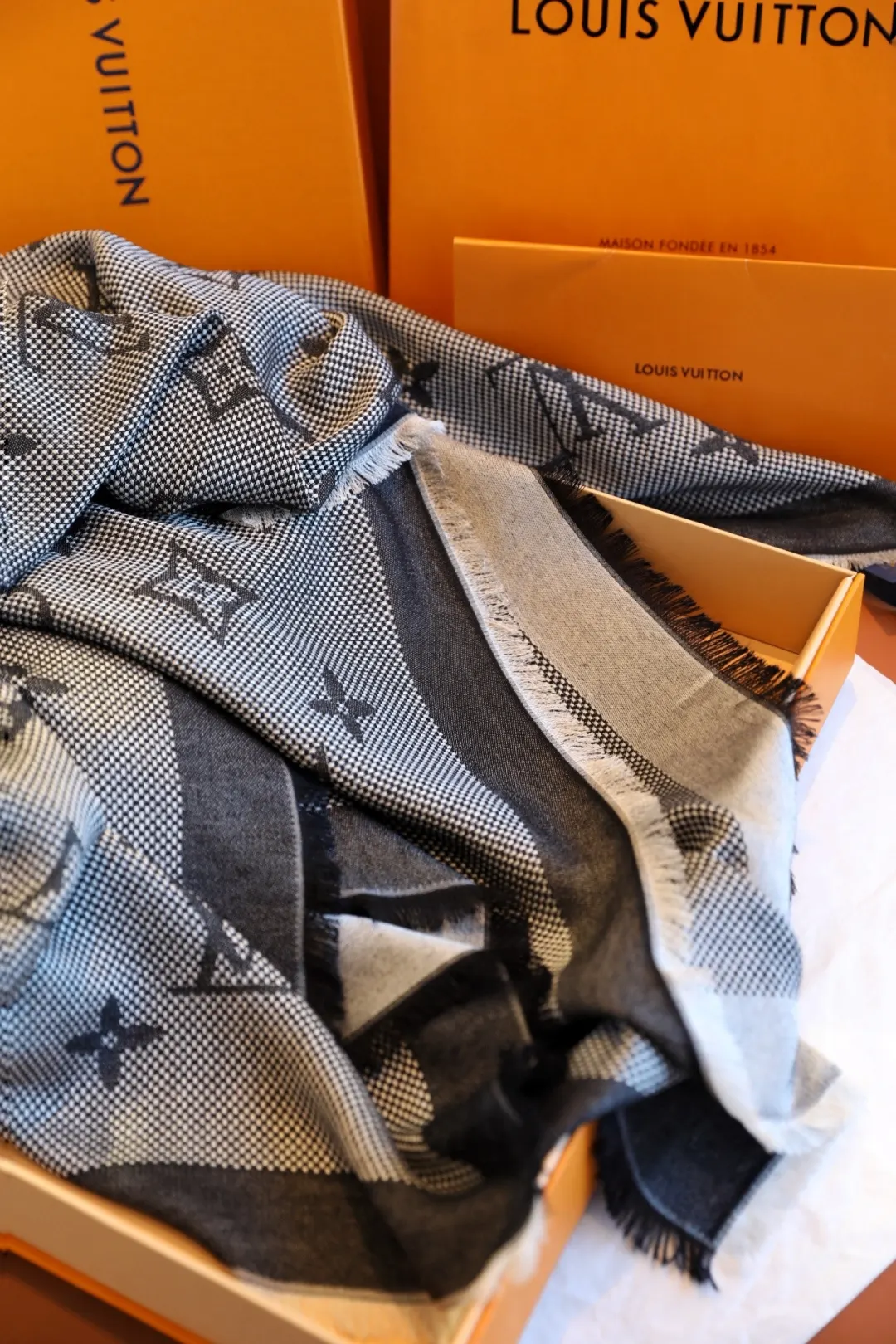 LV Mo披肩 保暖披肩款