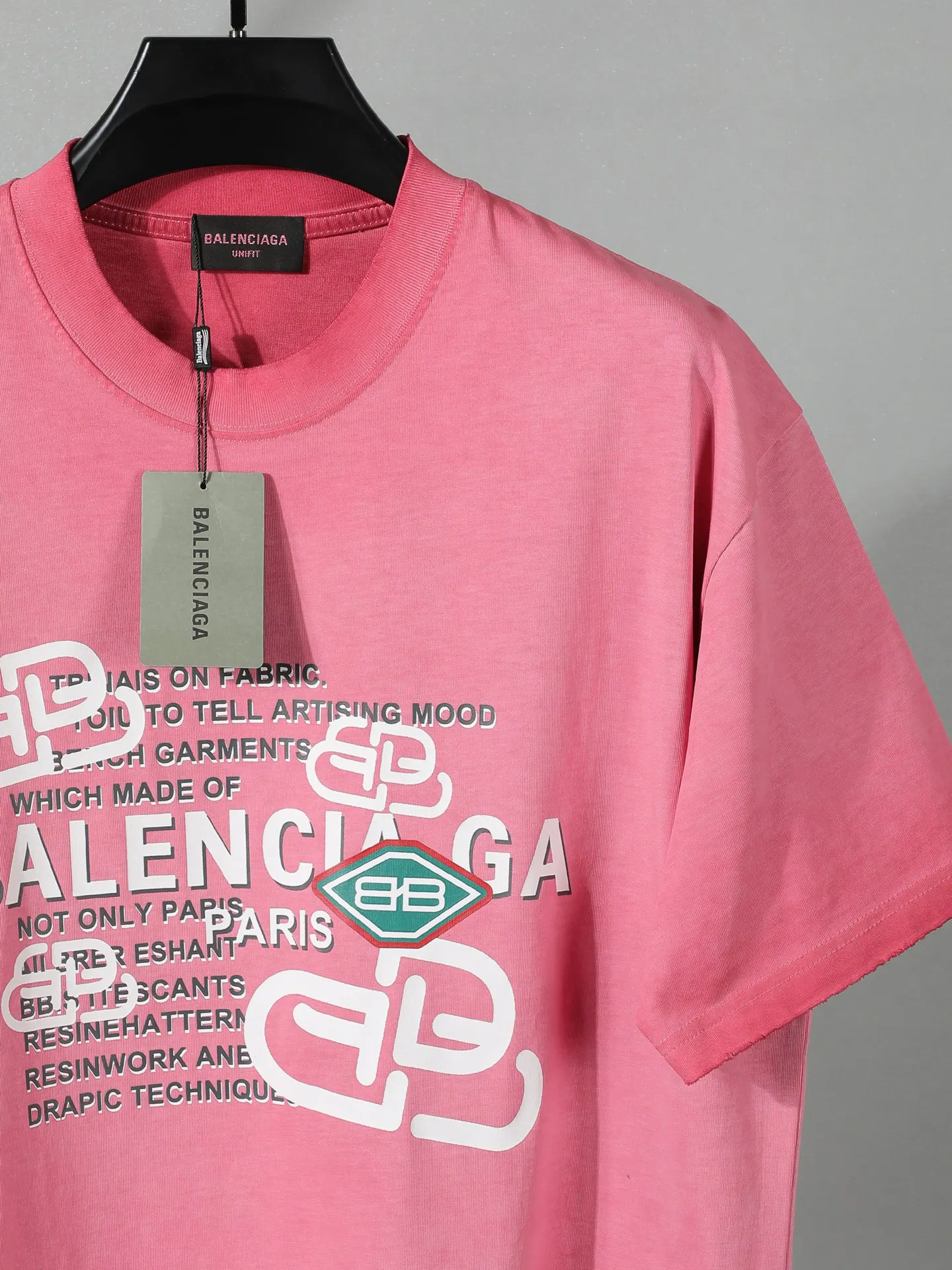 Balenciaga 26SS Logo 字母 短袖T恤