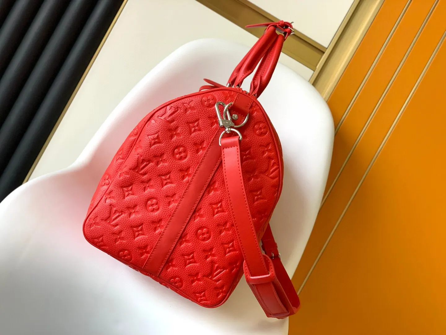 Keepall 紅色 黃色 Mo旅行袋 大容量旅行款