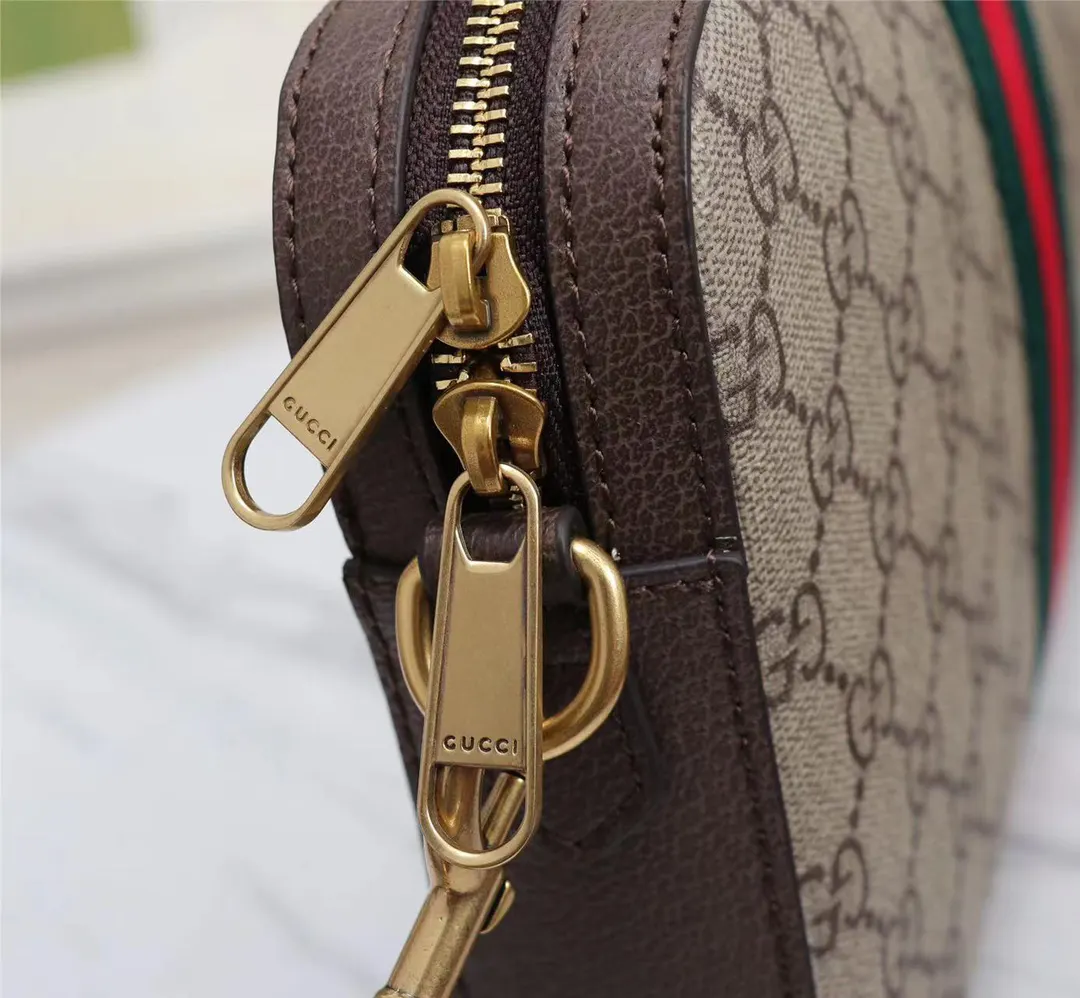 Gucci Ophidia GG Supreme Brown Chain Bag